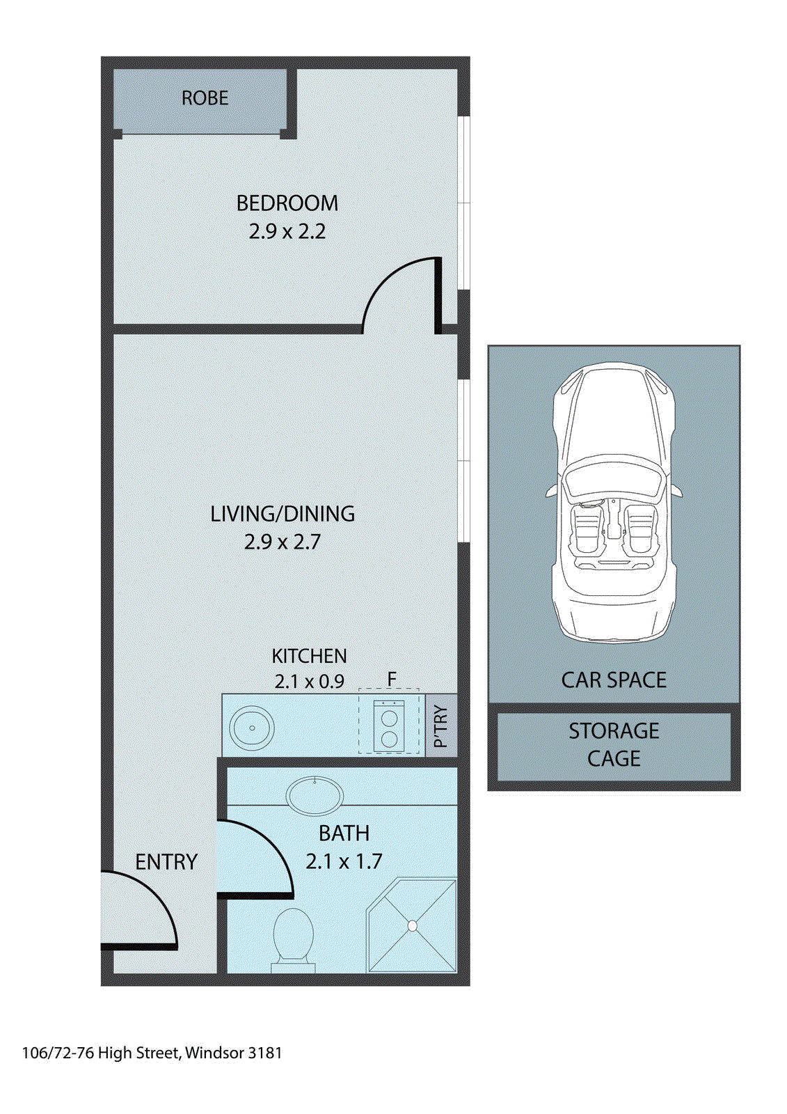 106/72-76 High Street, Windsor VIC 3181 - Floorplan