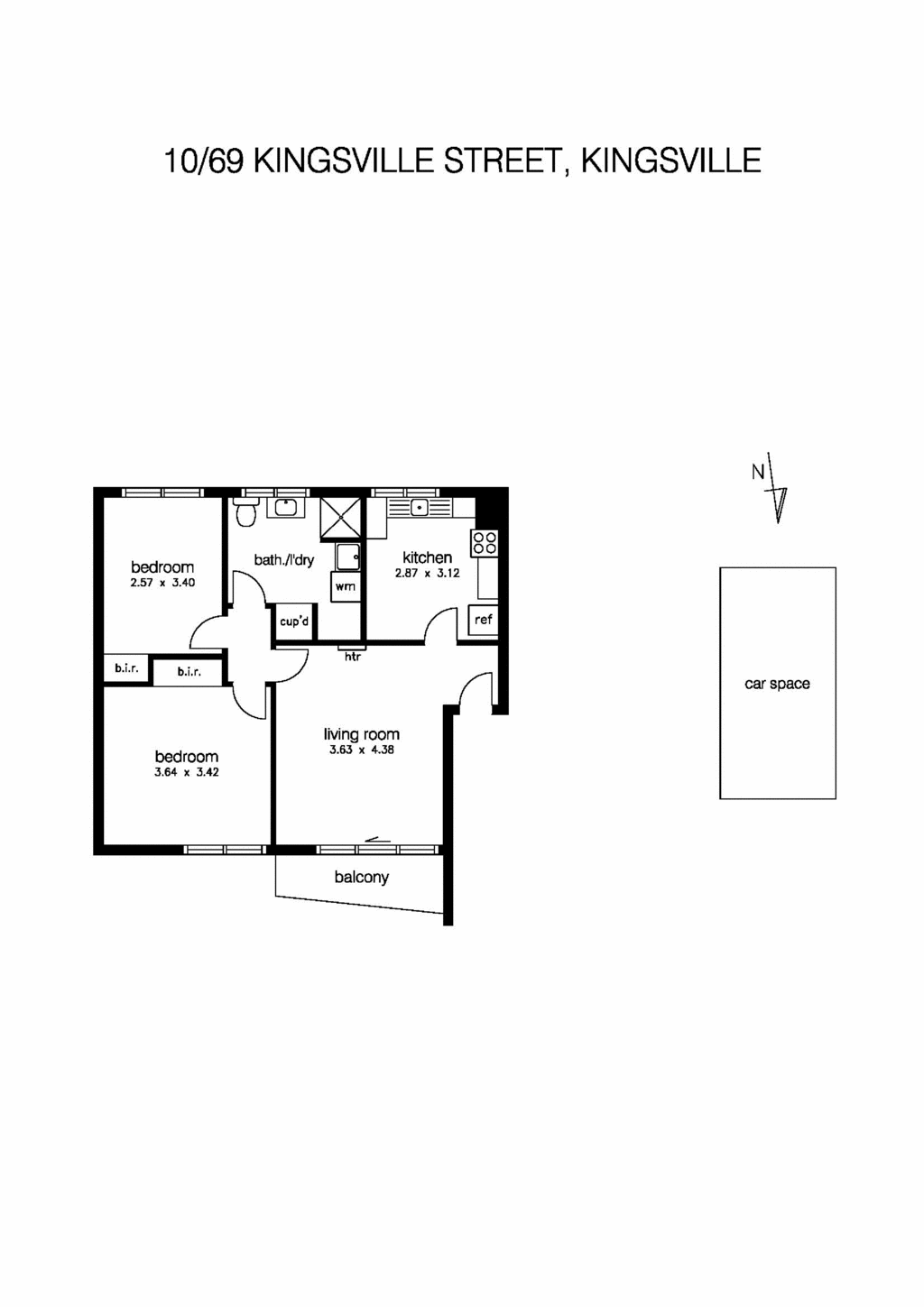 10/69 Kingsville Street, KINGSVILLE VIC 3012 - Floorplan
