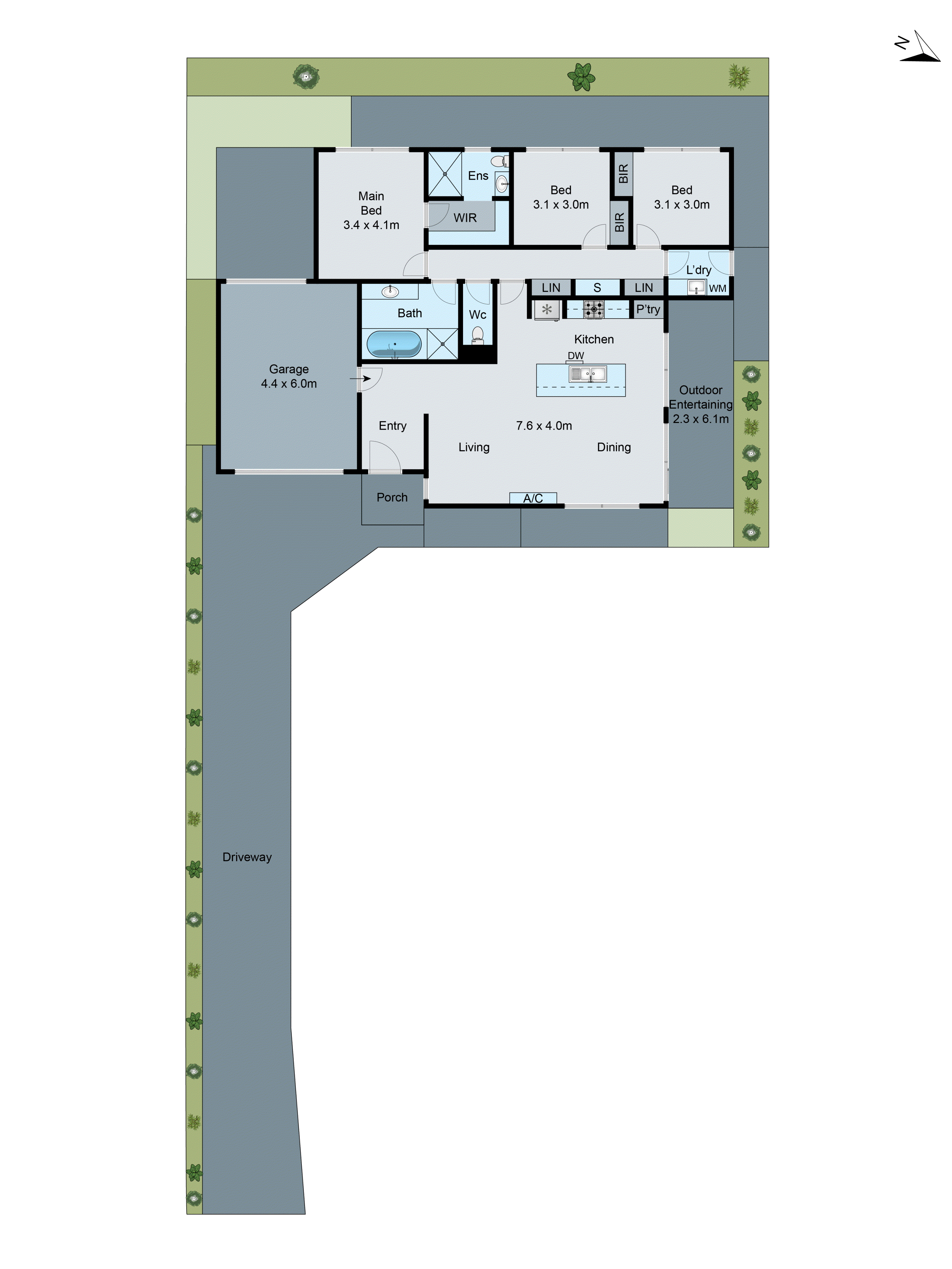 106B St Albans Road, Thomson VIC 3219 - Floorplan