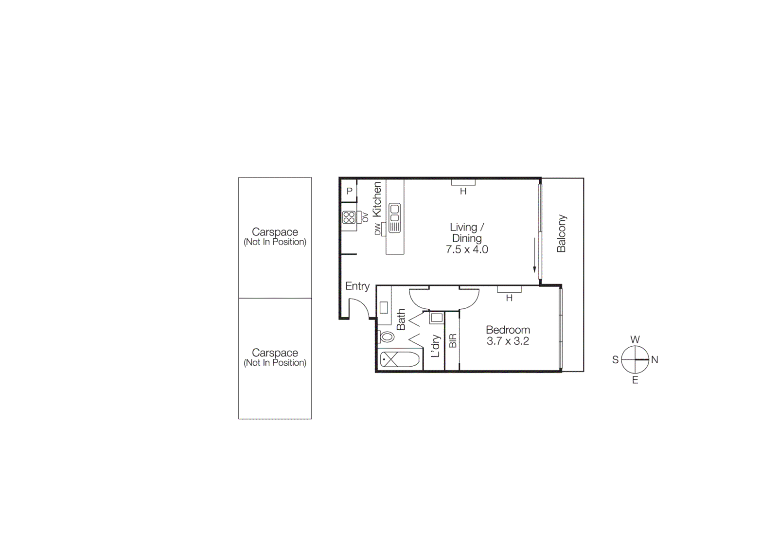 106G/93 Dow Street, Port Melbourne VIC 3207 - Floorplan