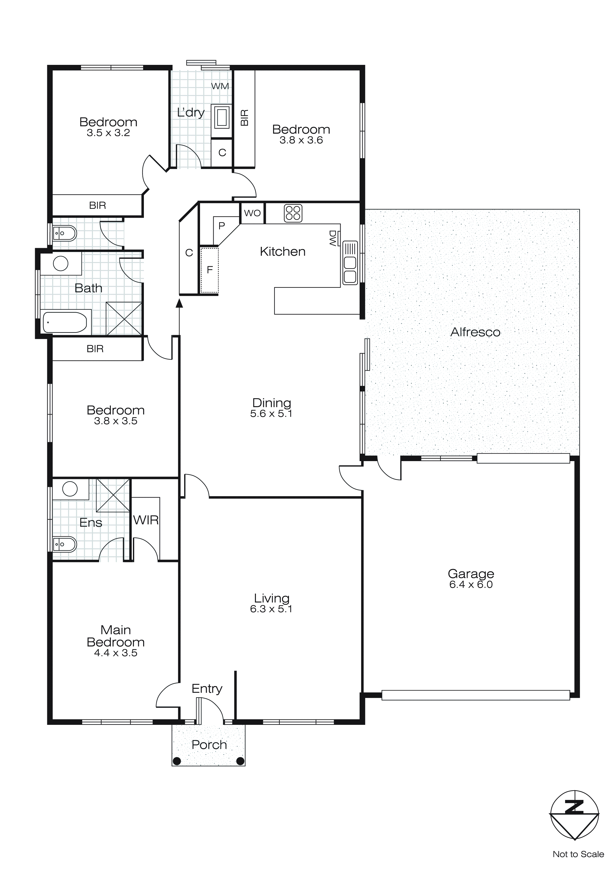 107 Birdwood Avenue, Sebastopol VIC 3356 - Floorplan