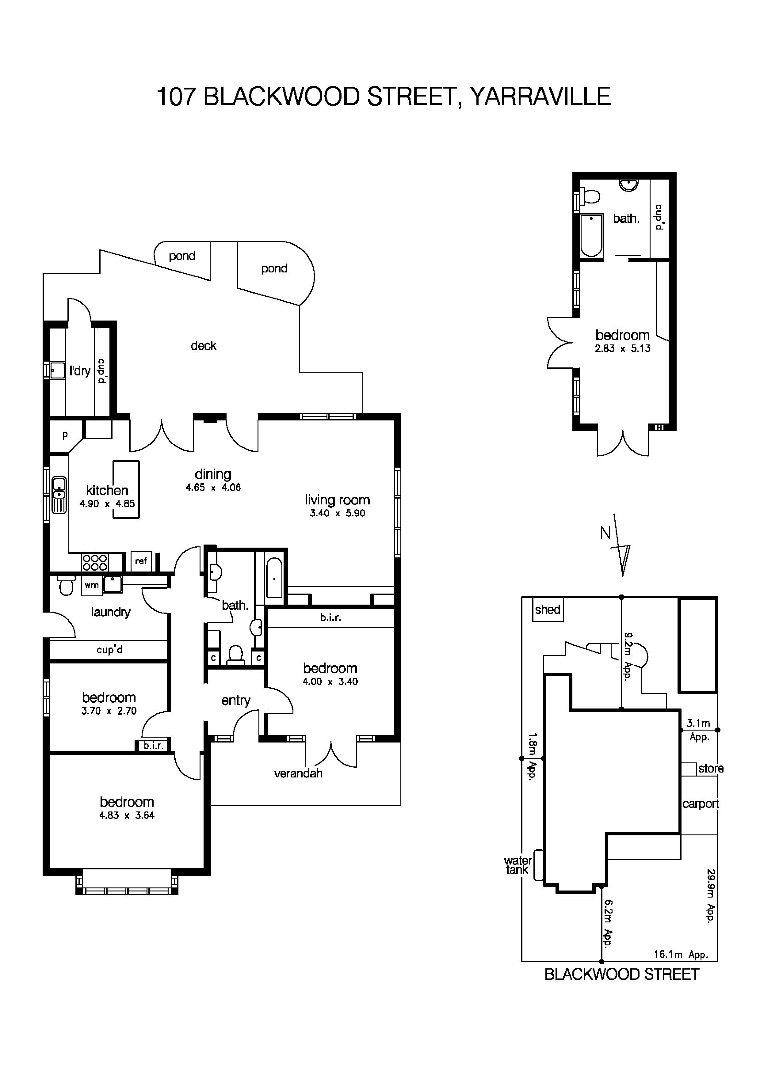107 Blackwood Street, YARRAVILLE VIC 3013 - Floorplan