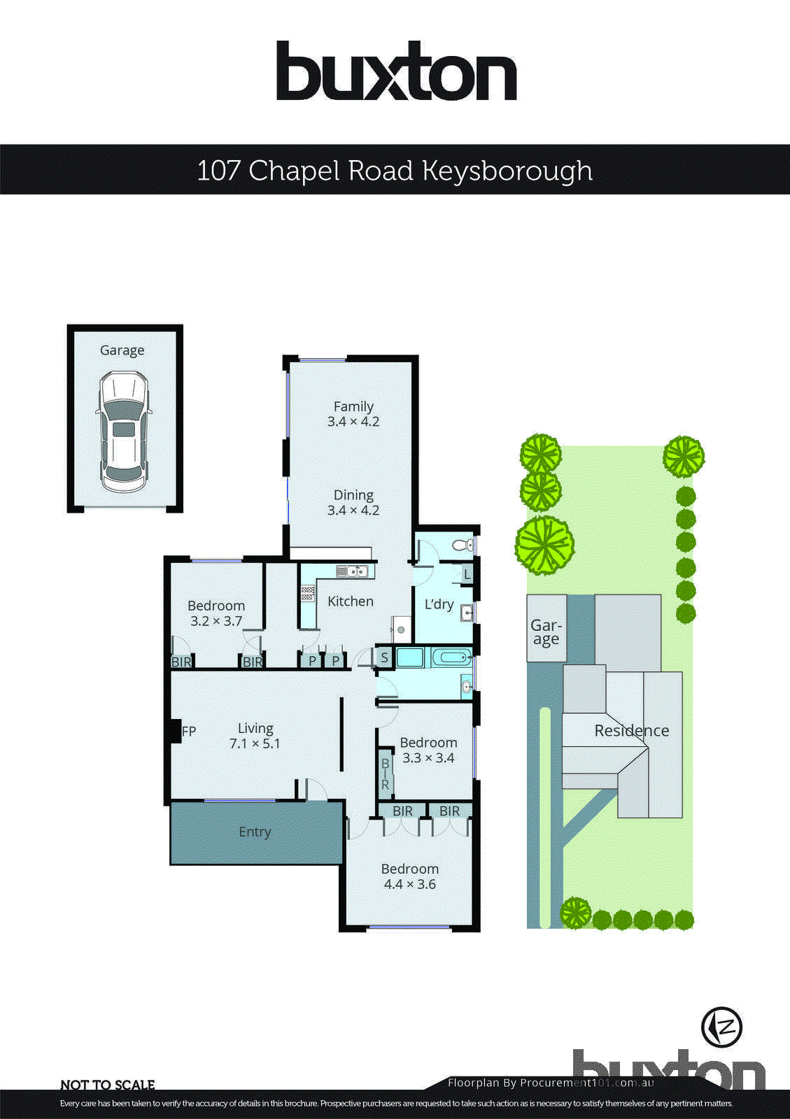 107 Chapel Road, Keysborough VIC 3173 - Floorplan