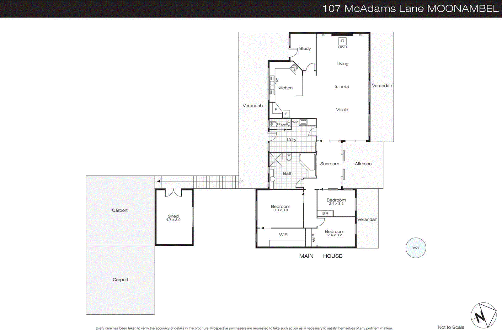 107 McAdams Lane, Moonambel VIC 3478 - Floorplan