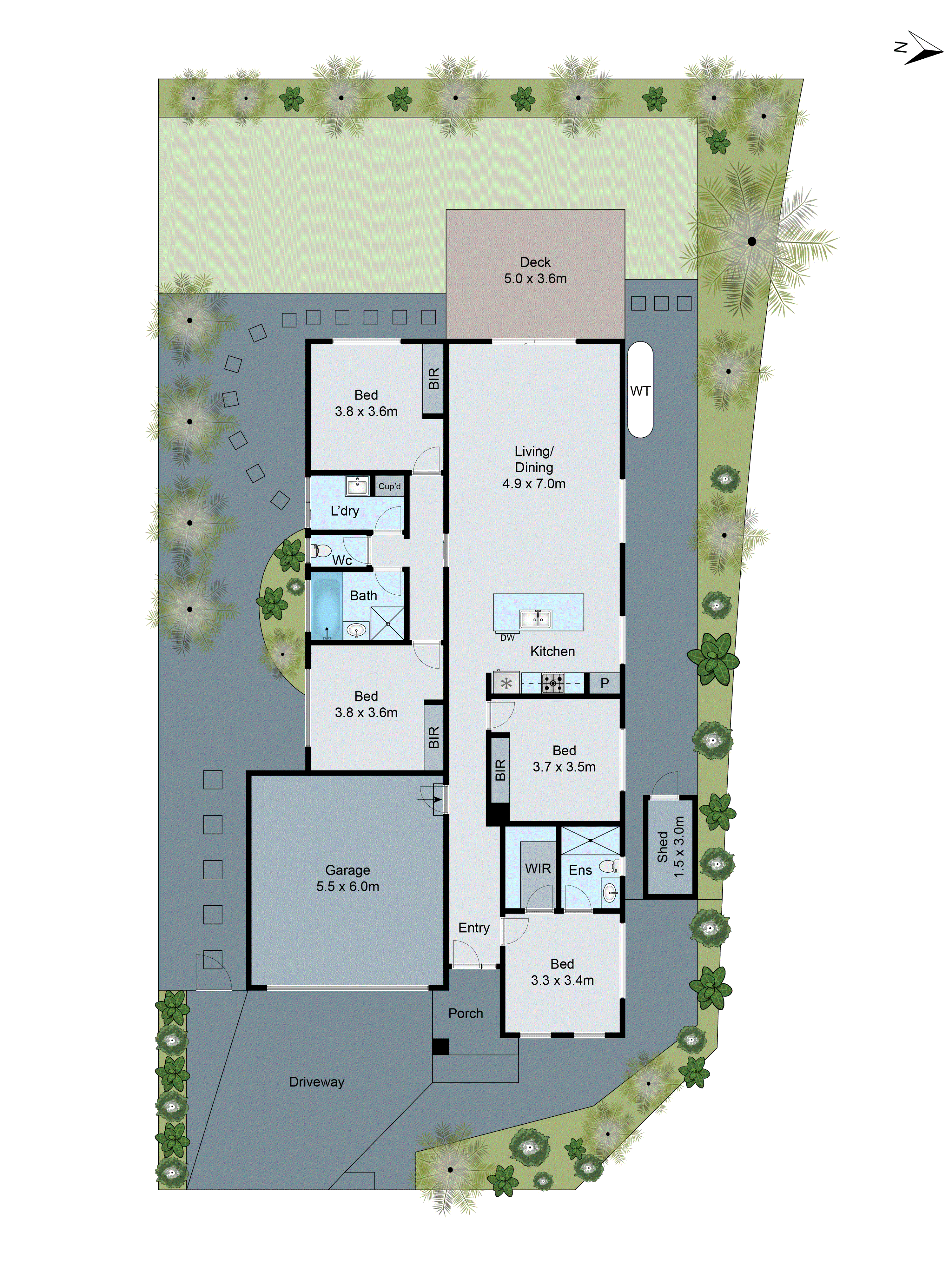 107 Monier Way, Fyansford VIC 3218 - Floorplan