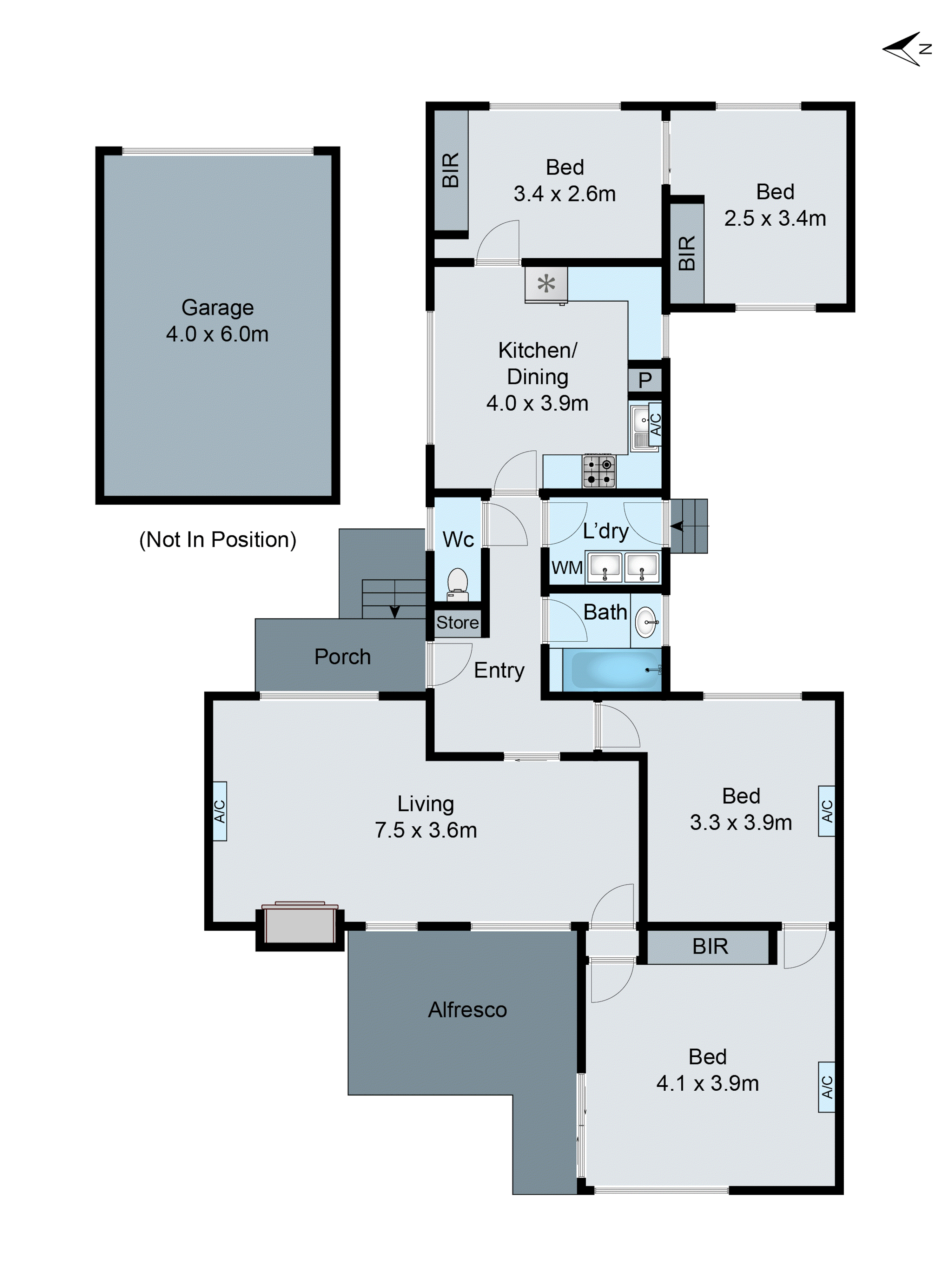 107 Station Street, Norlane VIC 3214 - Floorplan
