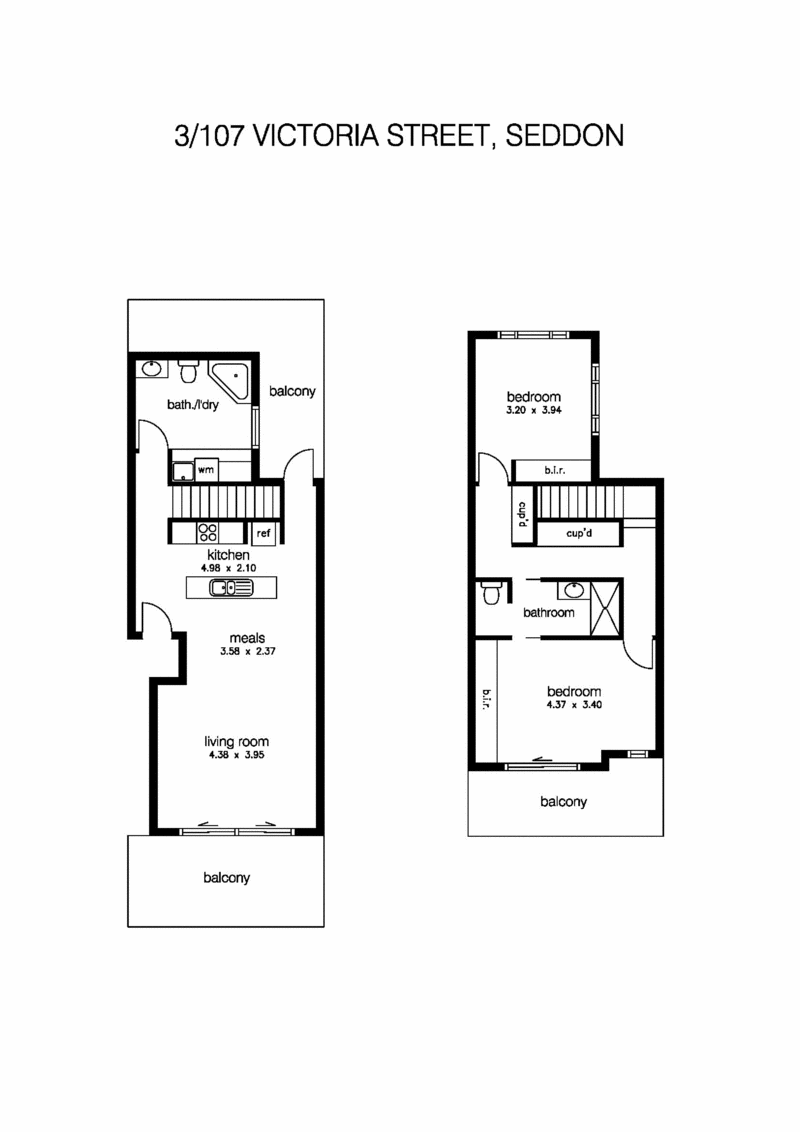 107 Victoria Street, SEDDON VIC 3011 - Floorplan