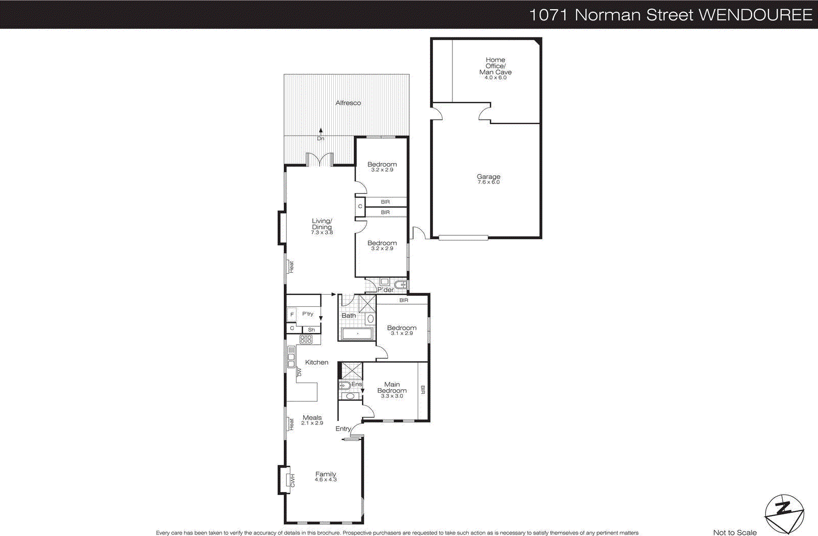1071 Norman Street, Wendouree VIC 3355 - Floorplan