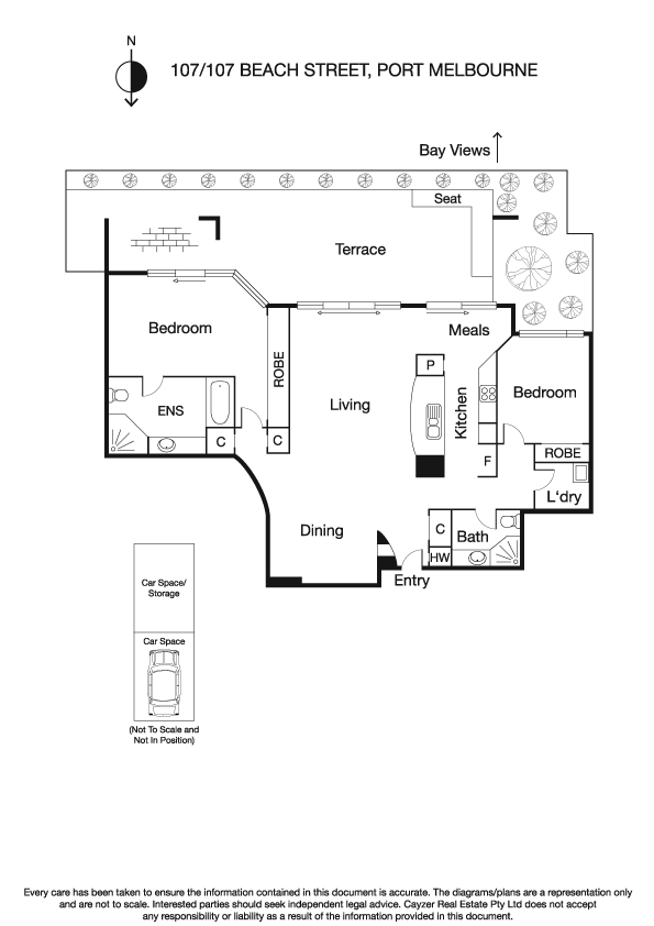 107/107 Beach Street, PORT MELBOURNE VIC 3207 - Floorplan