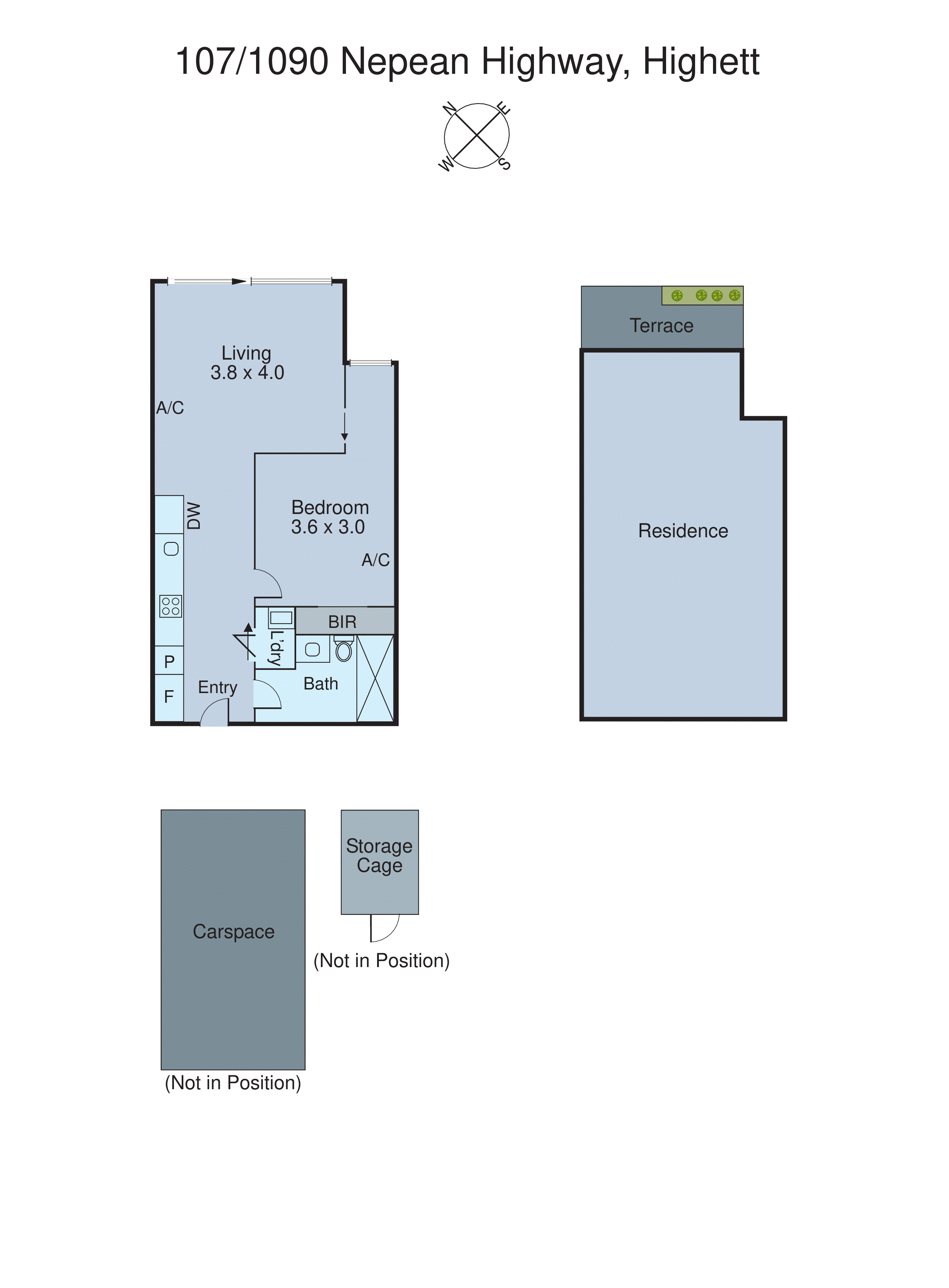 107/1090 Nepean Highway, Highett VIC 3190 - Floorplan