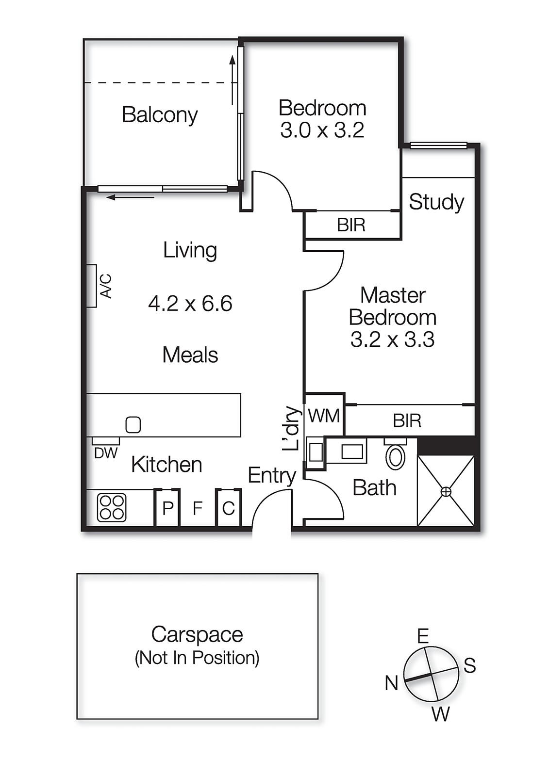 107/116 Martin Street, Brighton VIC 3186 - Floorplan