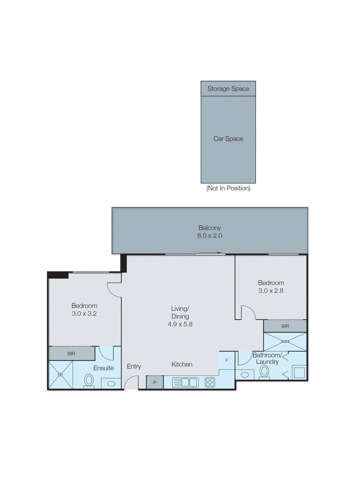 107/144 Collins Street, Mentone VIC 3194 - Floorplan