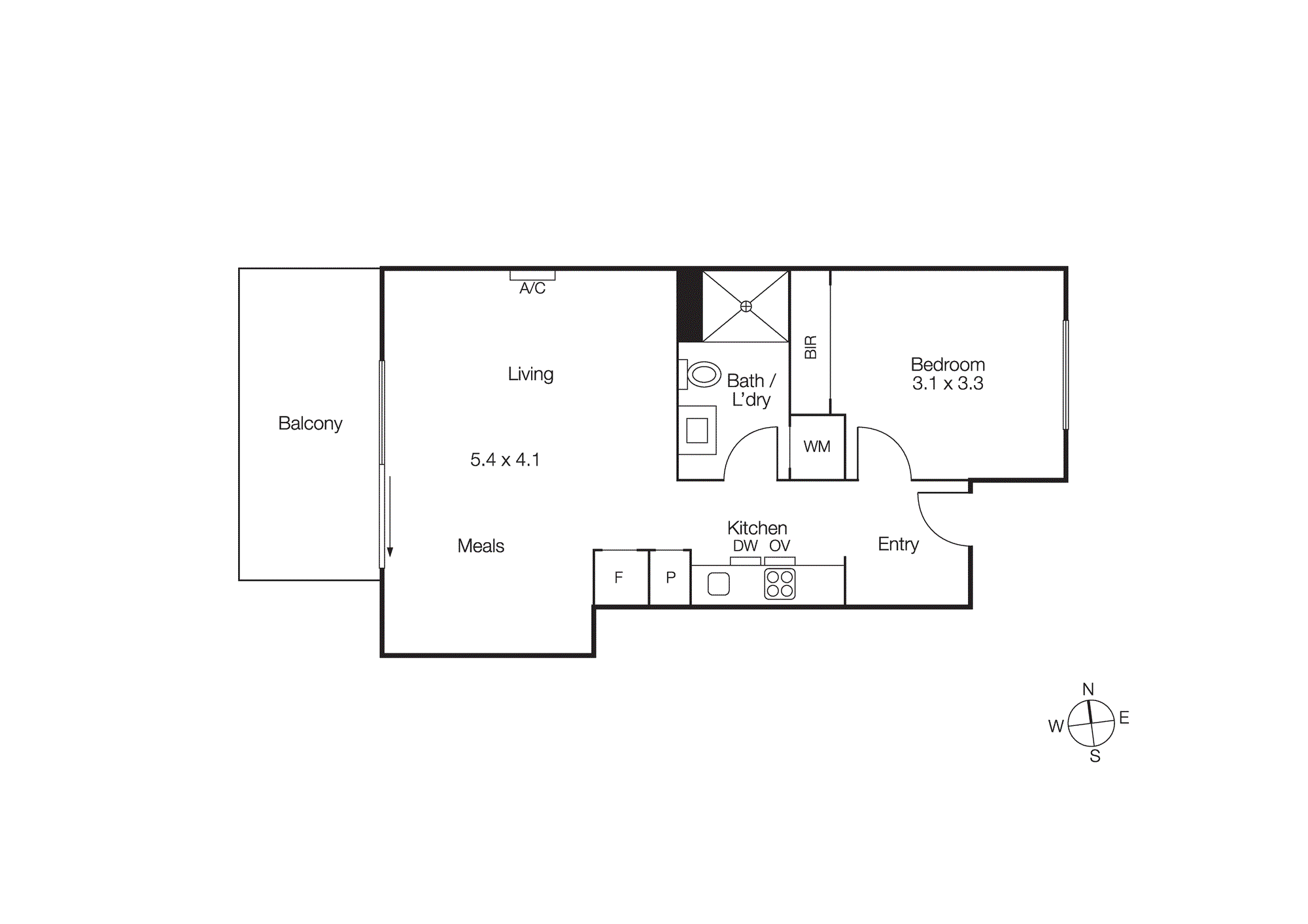 107/160 Hotham Street, St Kilda East VIC 3183 - Floorplan
