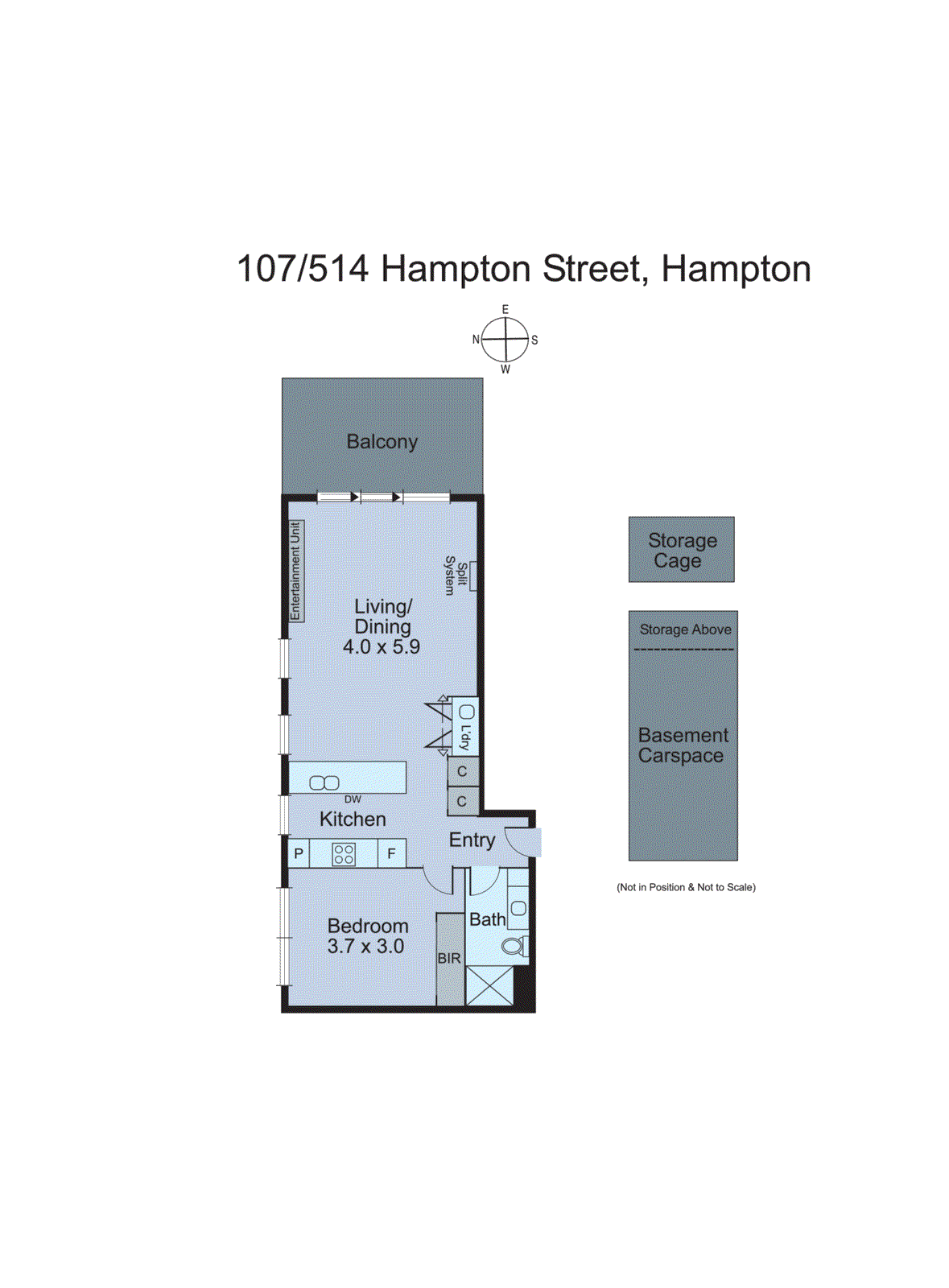 107/1A Littlewood Street, Hampton VIC 3188 - Floorplan