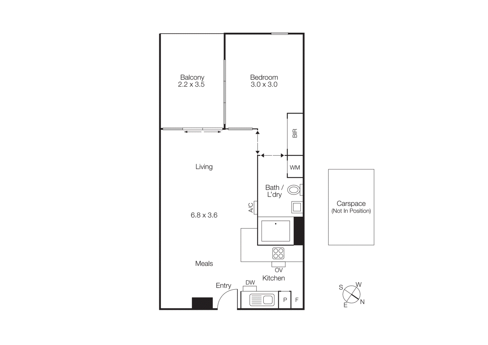 107/232-242 Rouse Street, Port Melbourne VIC 3207 - Floorplan