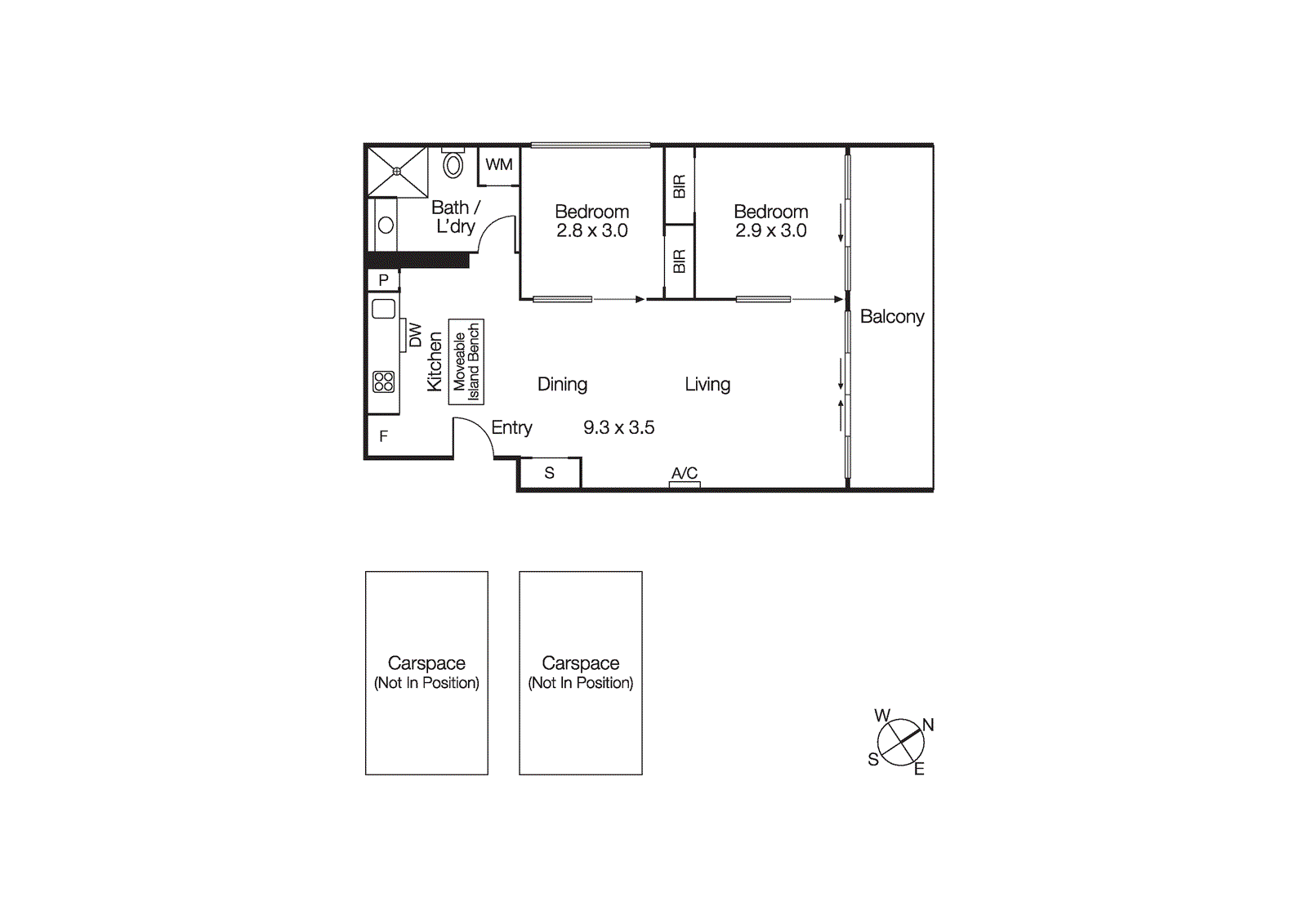 107/25 Pickles Street, Port Melbourne VIC 3207 - Floorplan