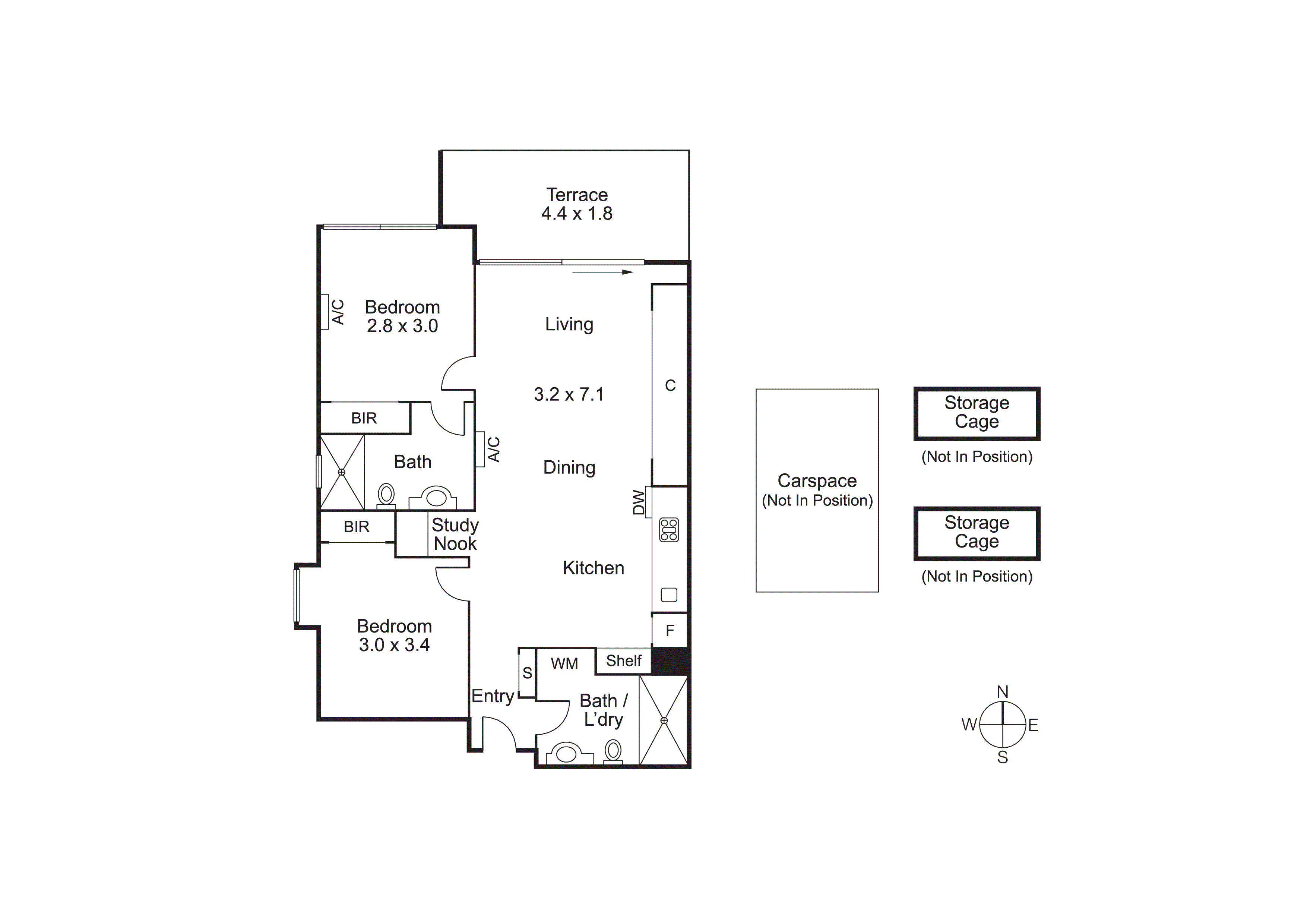 107/26-28 Broadway, ELWOOD VIC 3184 - Floorplan