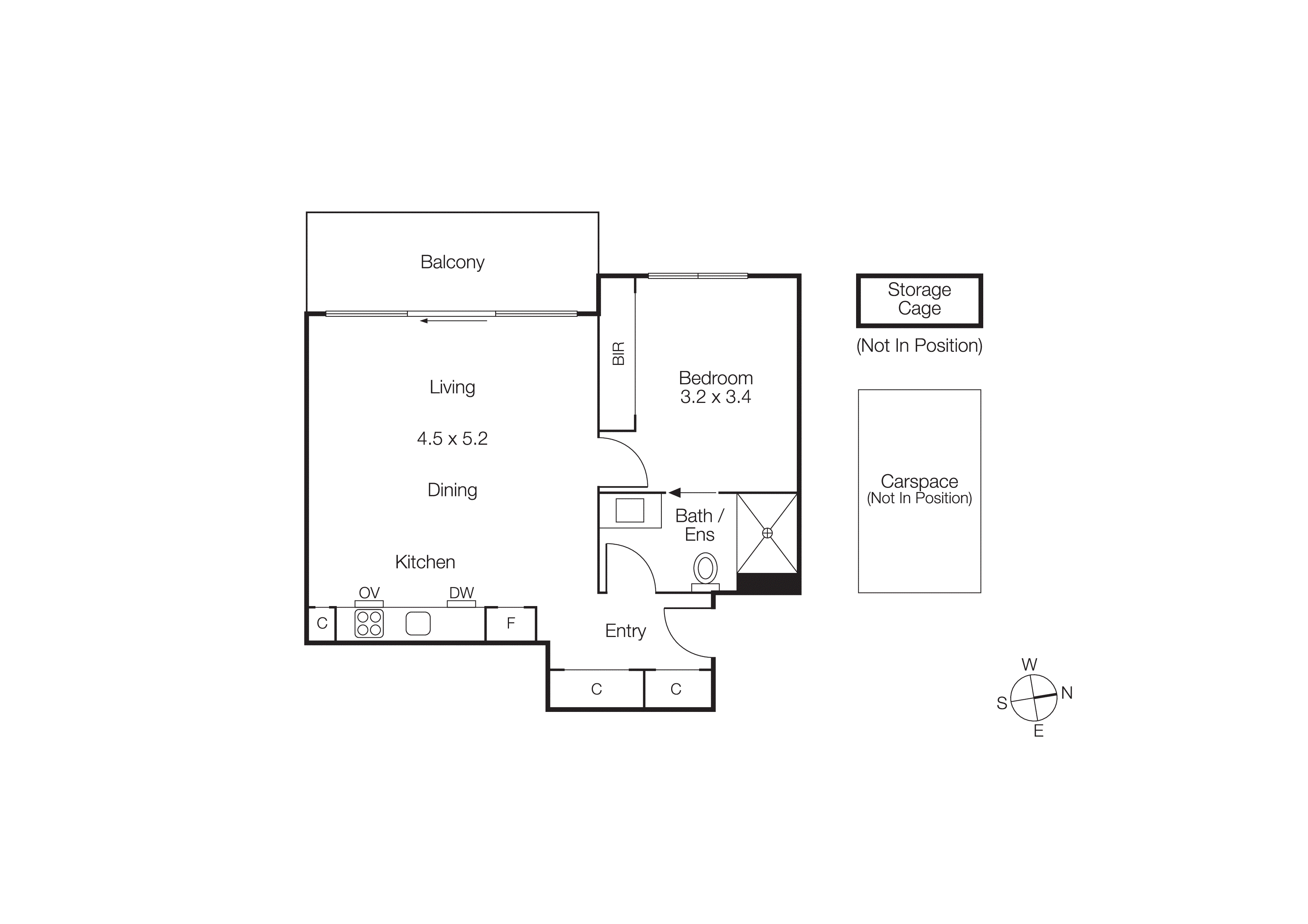 107/26 Warleigh Grove, Brighton VIC 3186 - Floorplan