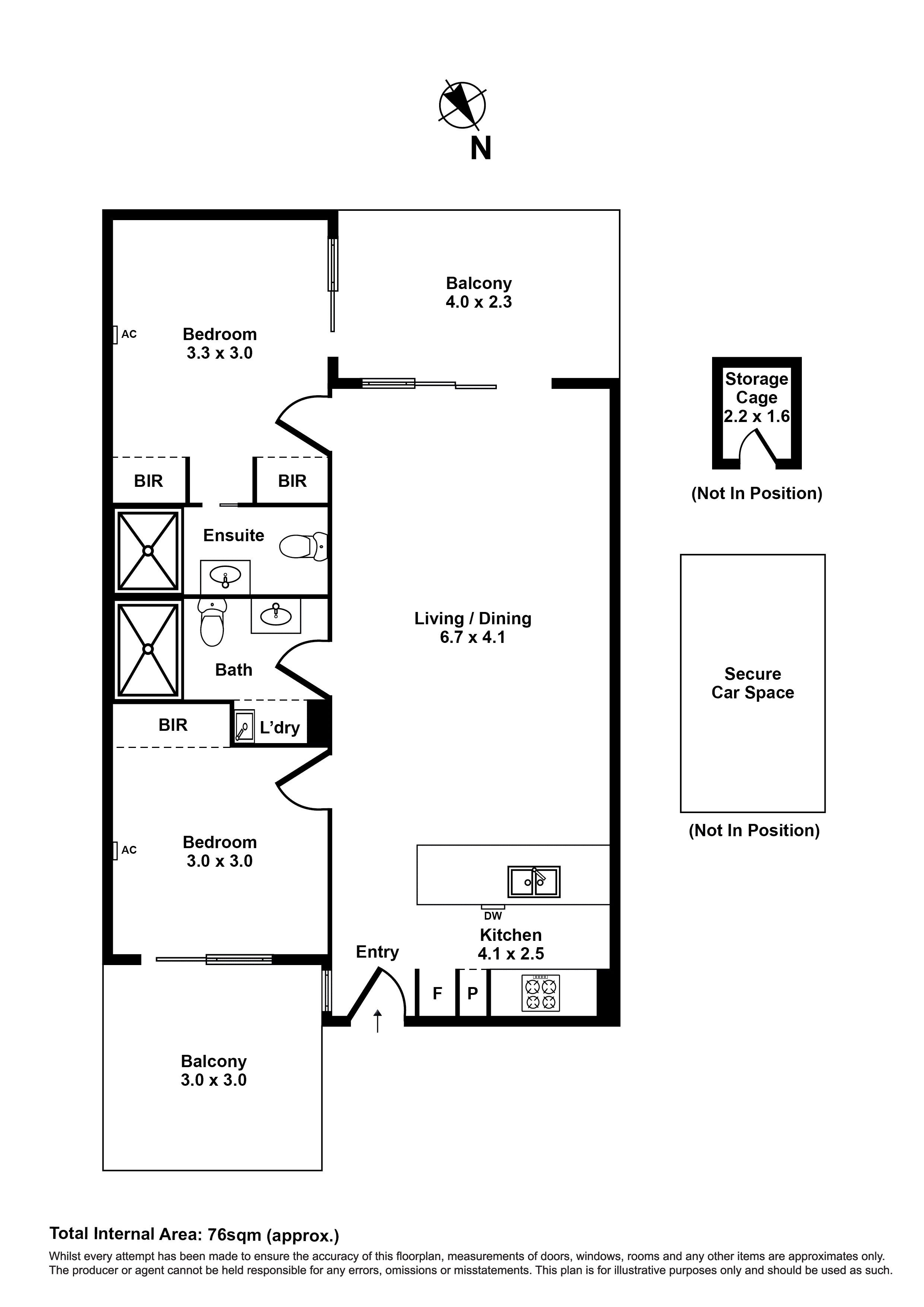 107/27 Aitken Street, Williamstown VIC 3016 - Floorplan