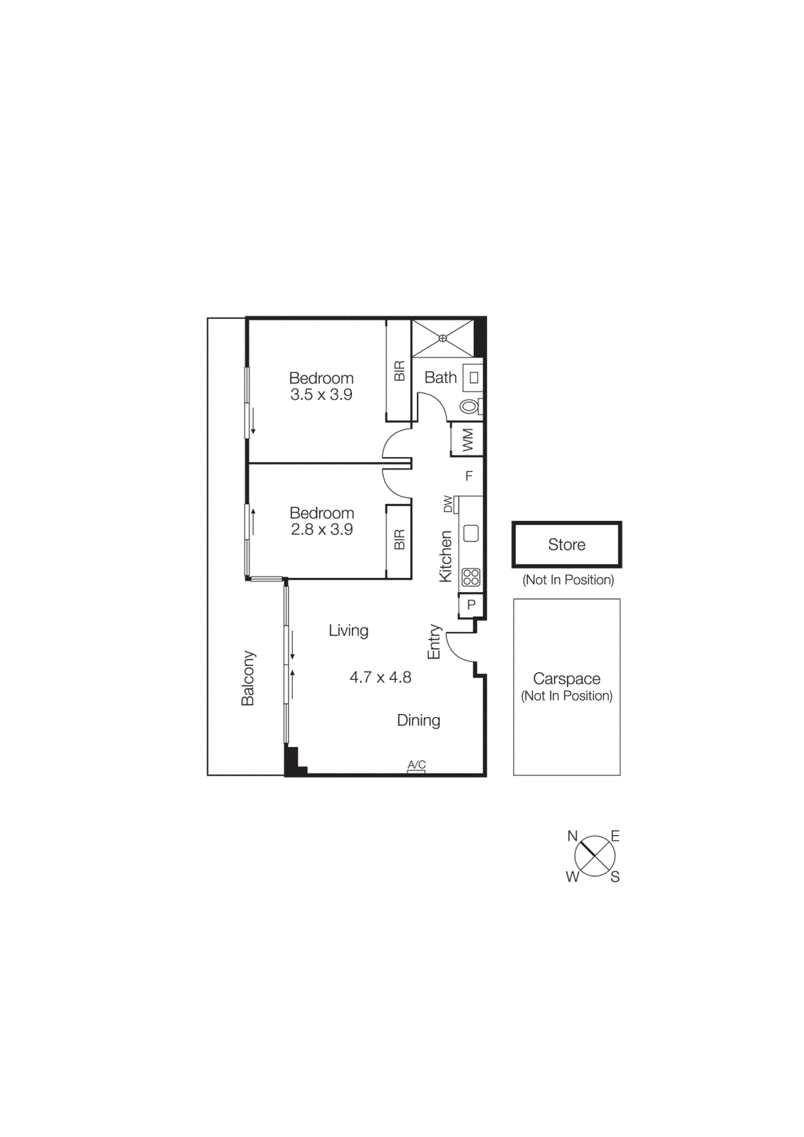 107/270 High Street, Windsor VIC 3181 - Floorplan