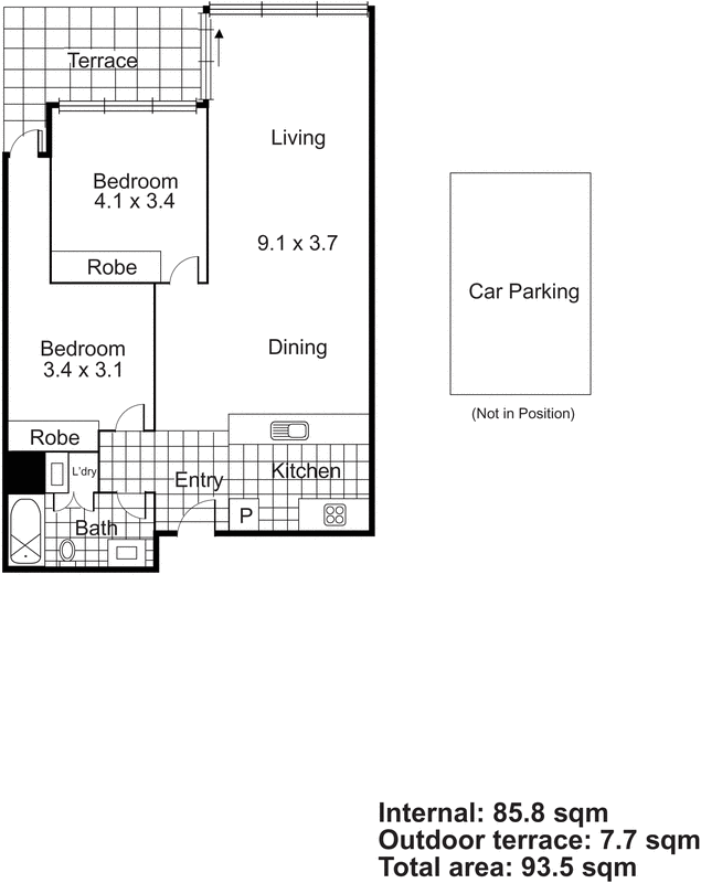107/285 Centre Road, Bentleigh VIC 3204 - Floorplan