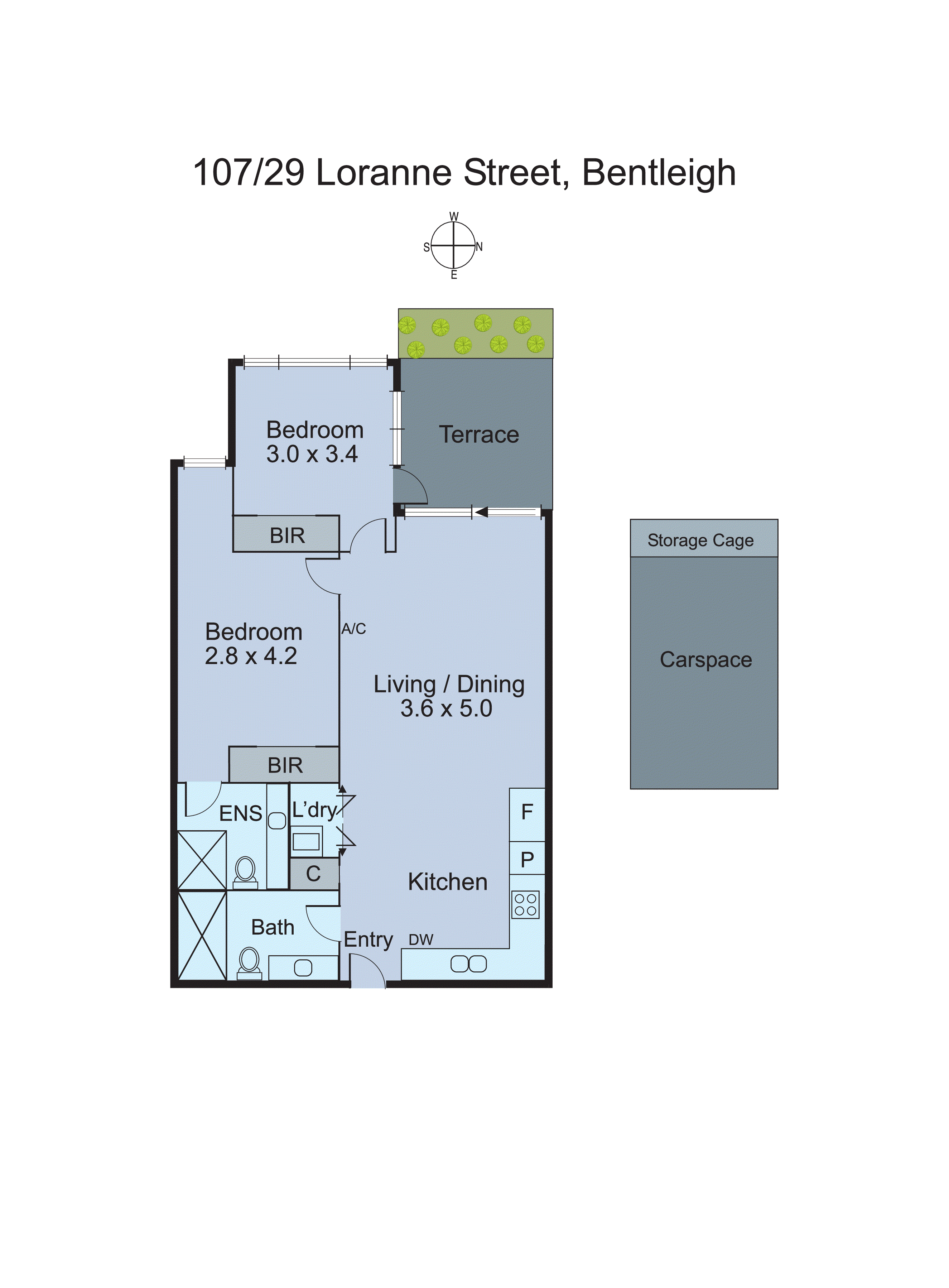 107/29 Loranne Street, Bentleigh VIC 3204 - Floorplan