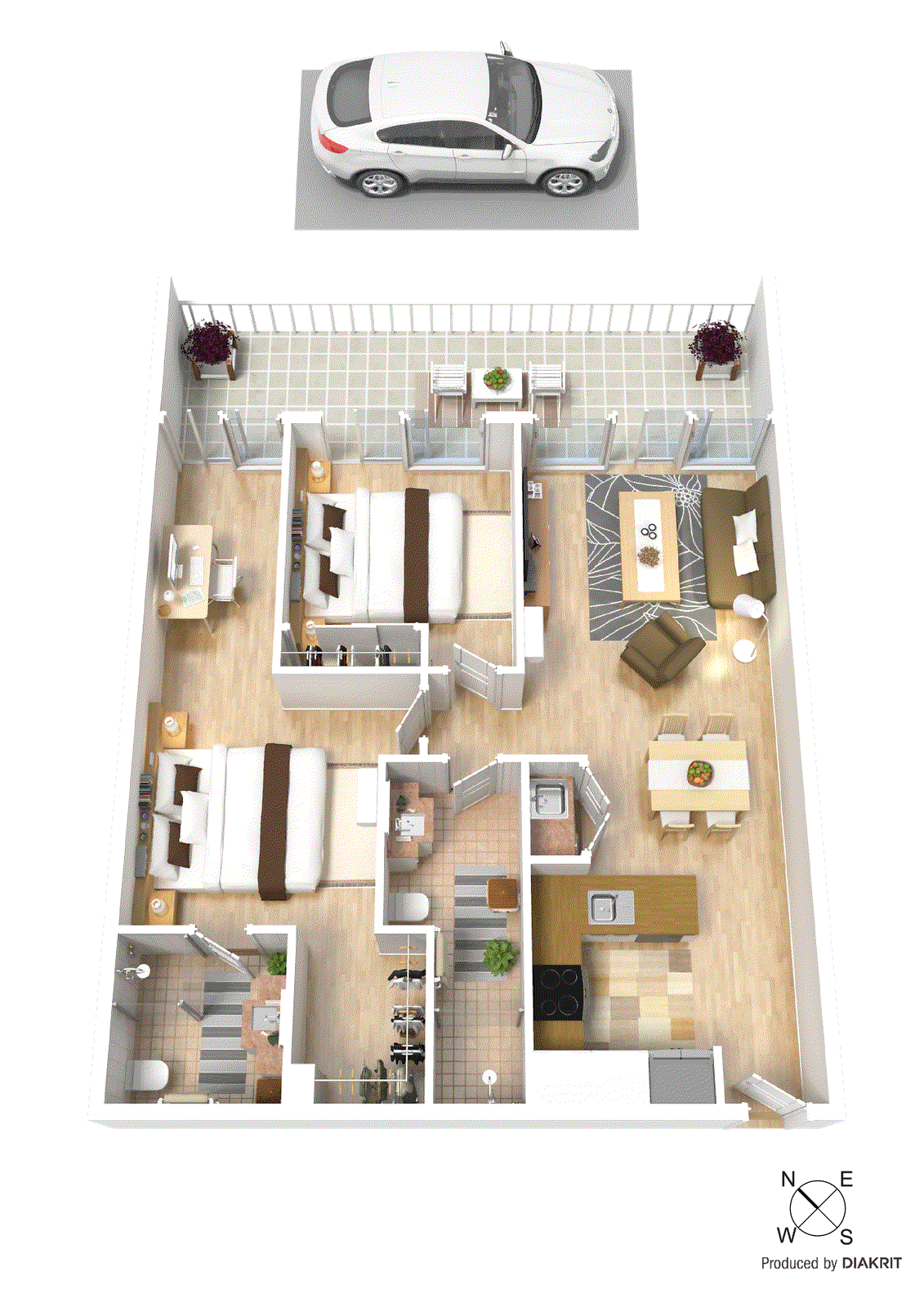 107/30 Garfield Street, Cheltenham VIC 3192 - Floorplan