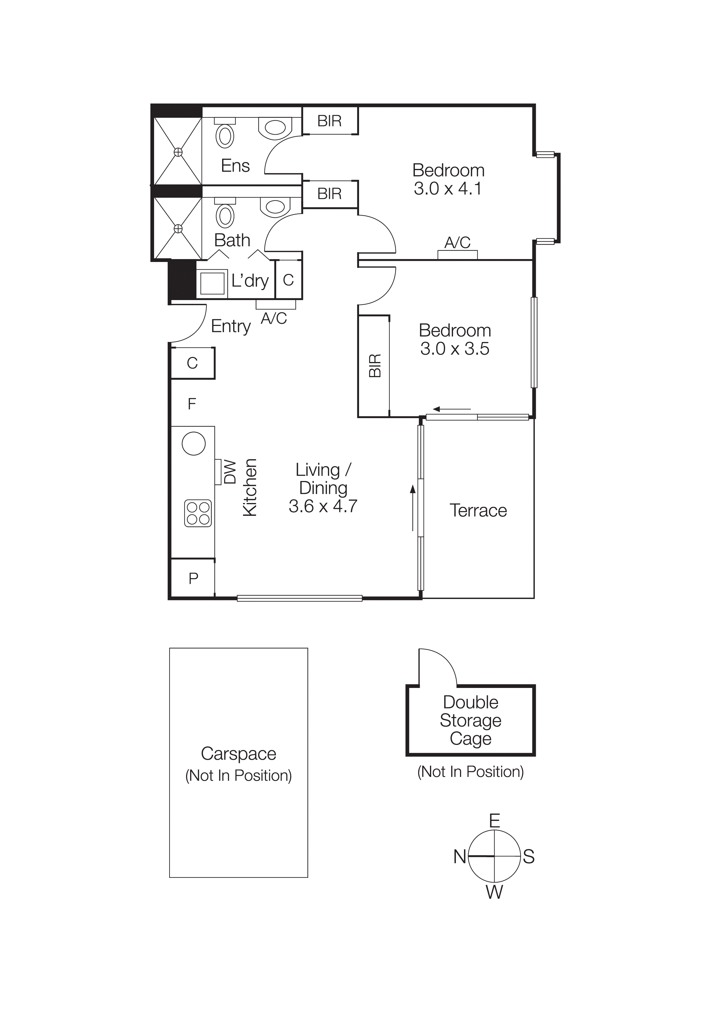 107/4 Fernhill Road, Sandringham VIC 3191 - Floorplan