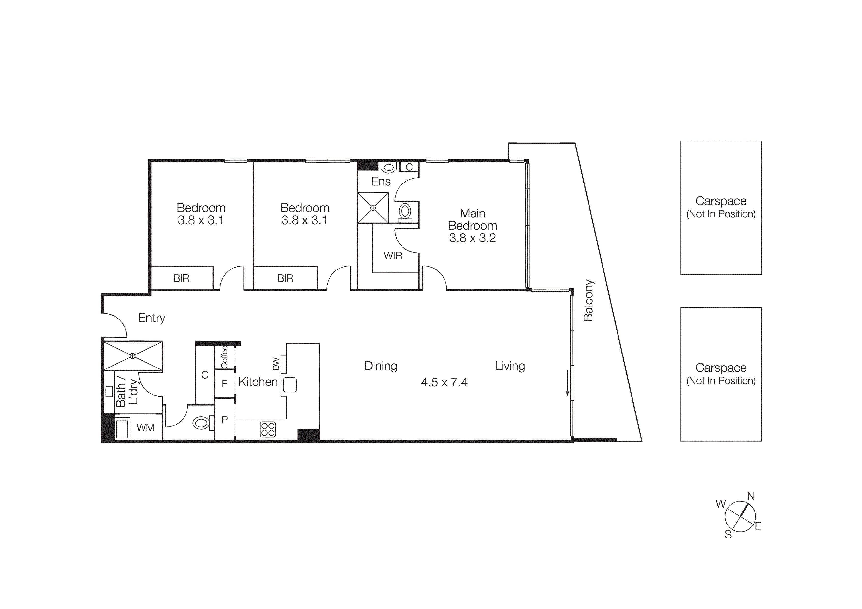 107/418 St Kilda Road, Melbourne VIC 3004 - Floorplan