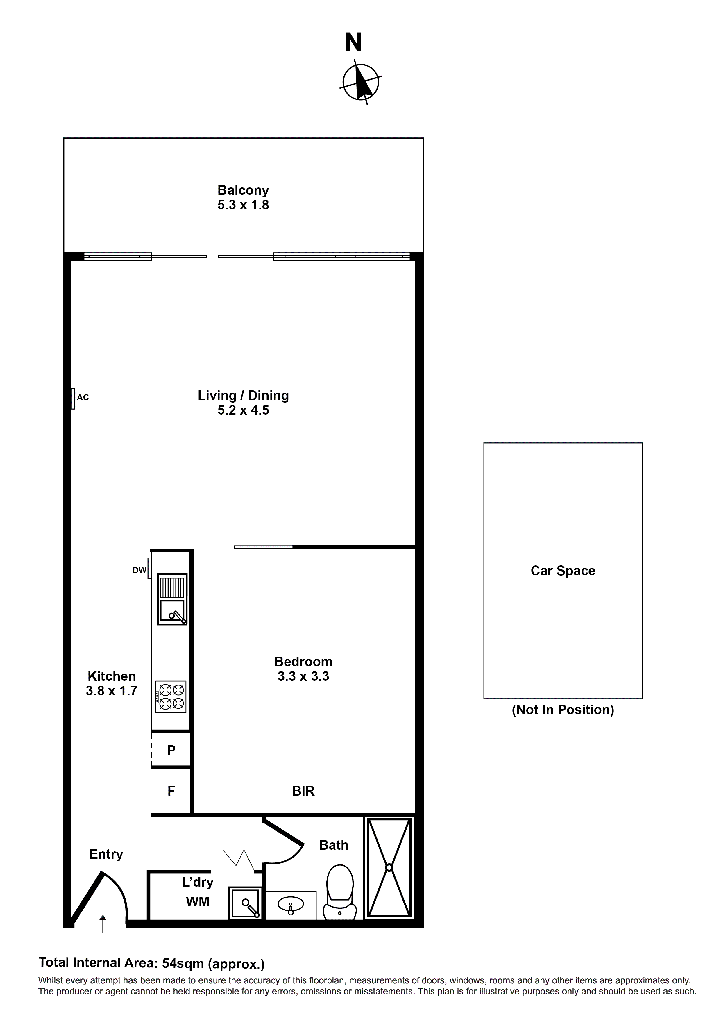 107/7 Thomas Holmes Street, Maribyrnong VIC 3032 - Floorplan