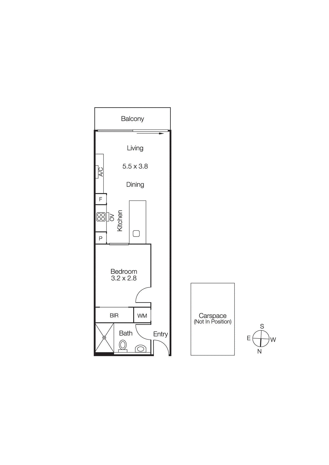107/72 Acland Street, St Kilda VIC 3182 - Floorplan