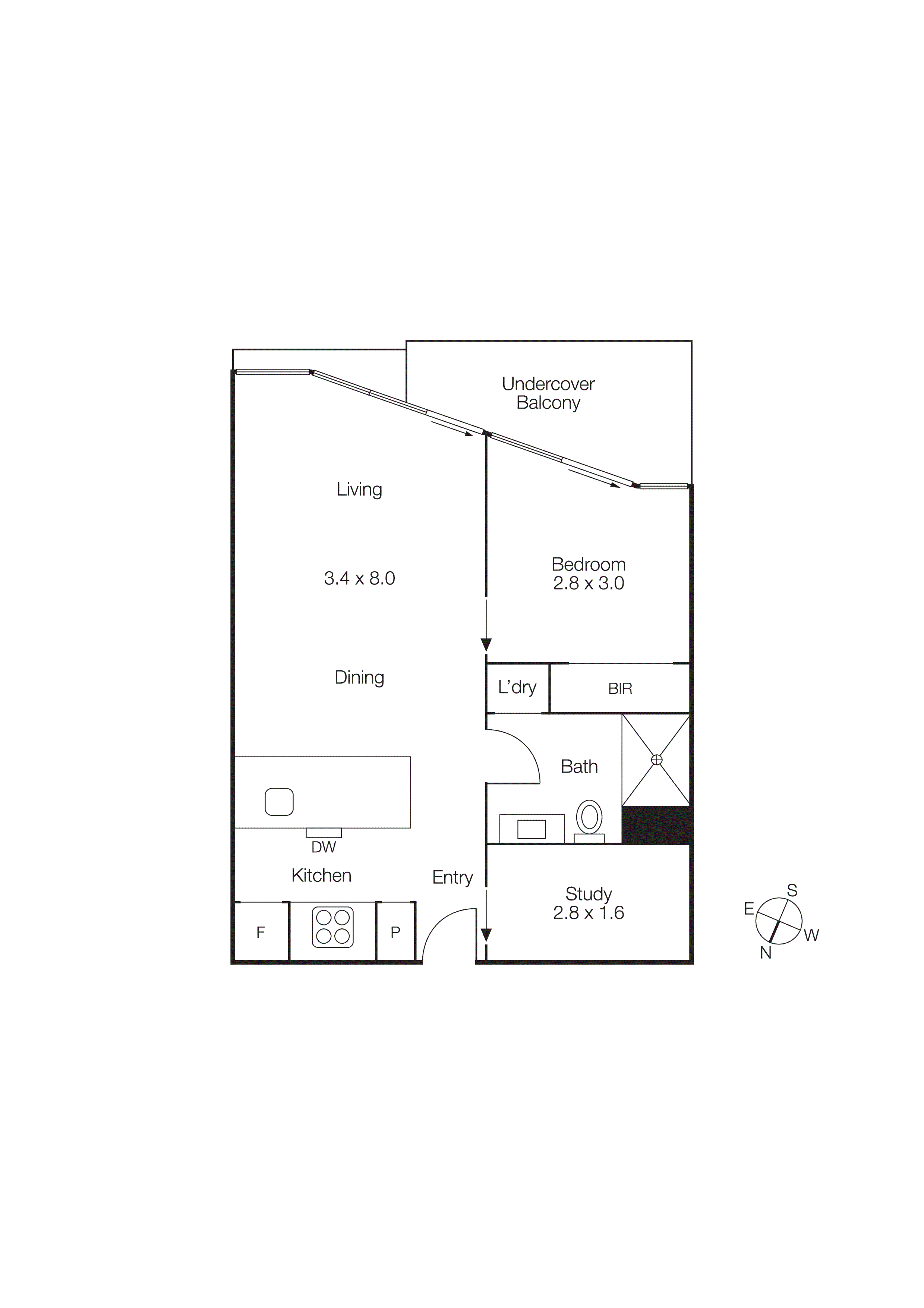 107/74-76 Eastern Road, South Melbourne VIC 3205 - Floorplan