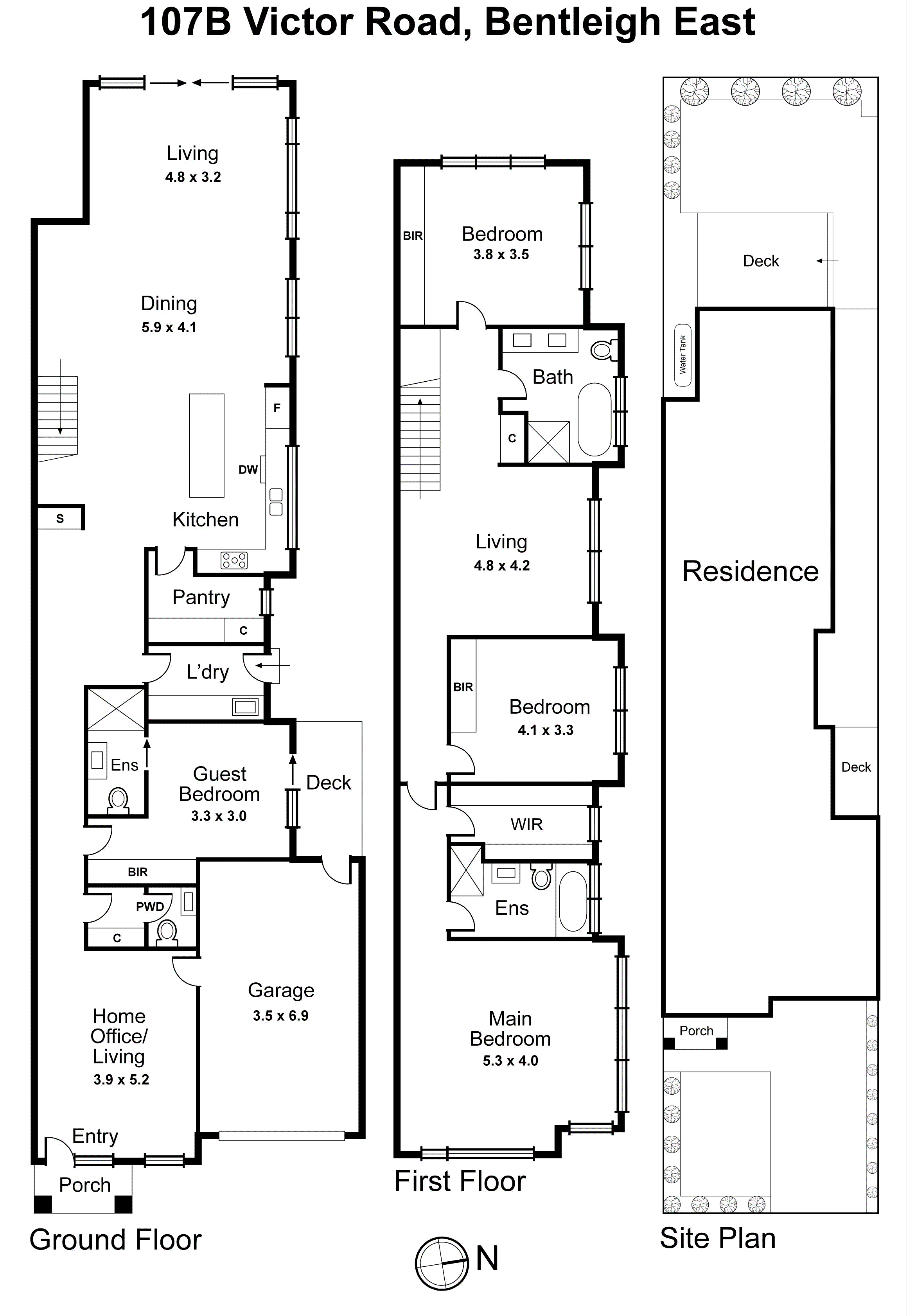 107B Victor Road, Bentleigh East VIC 3165 - Floorplan