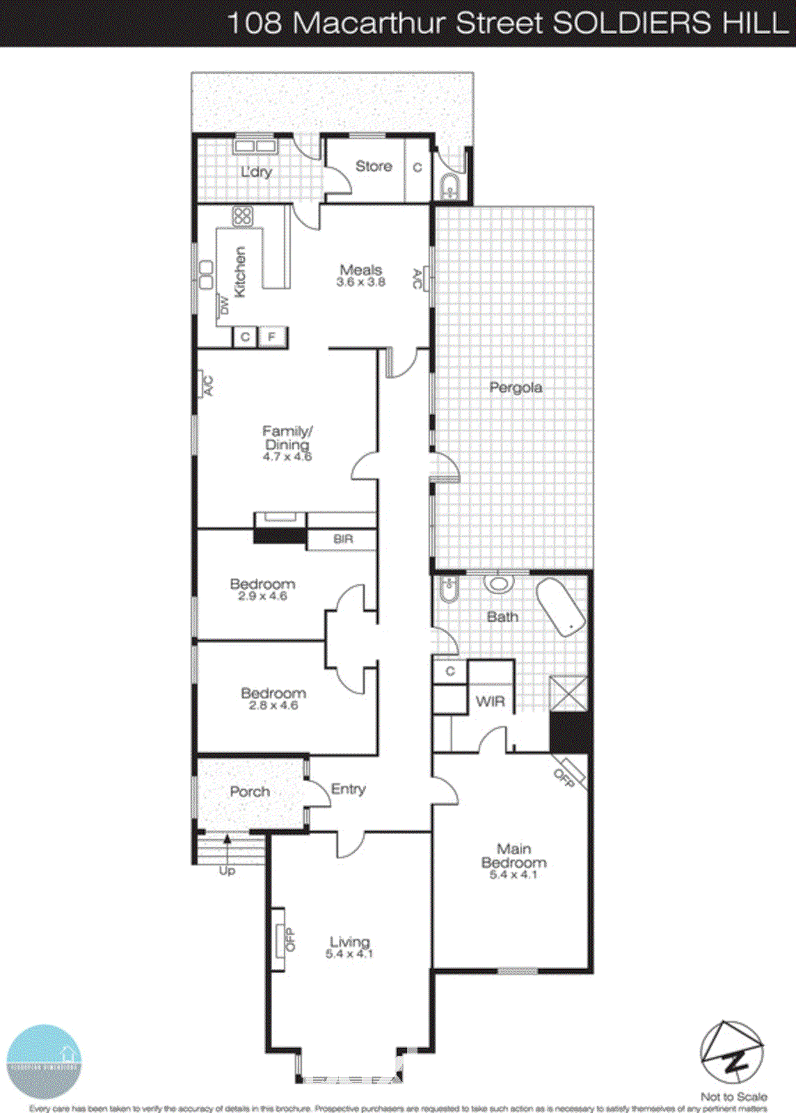 108 Macarthur Street, Soldiers Hill VIC 3350 - Floorplan