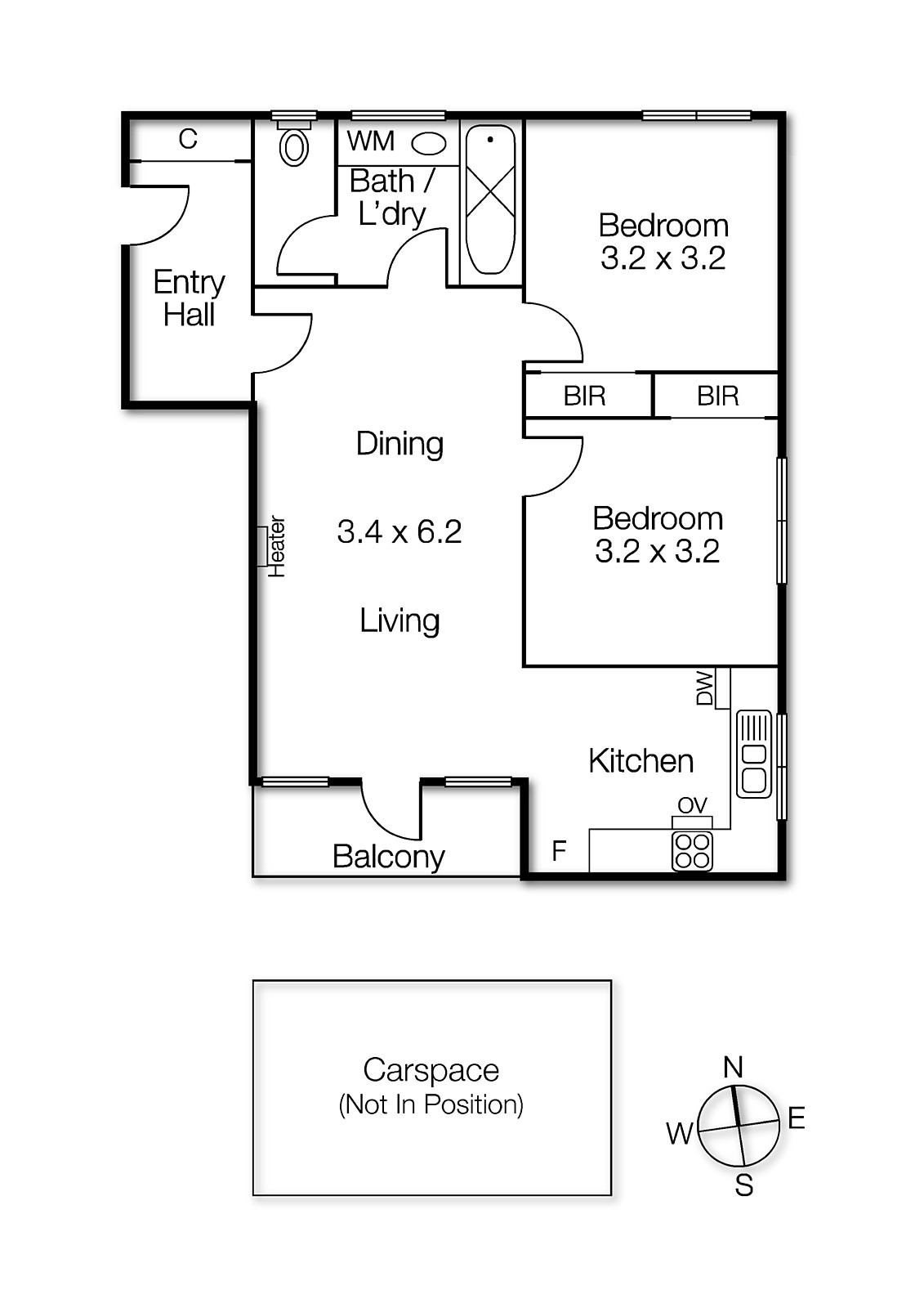 10/81 Alma Road, St Kilda VIC 3182 - Floorplan