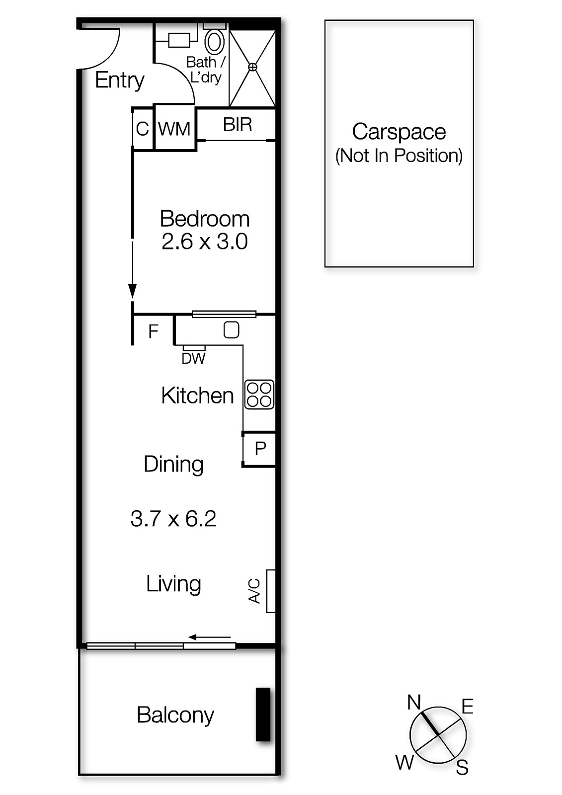 108/101 Bay Street, Port Melbourne VIC 3207 - Floorplan