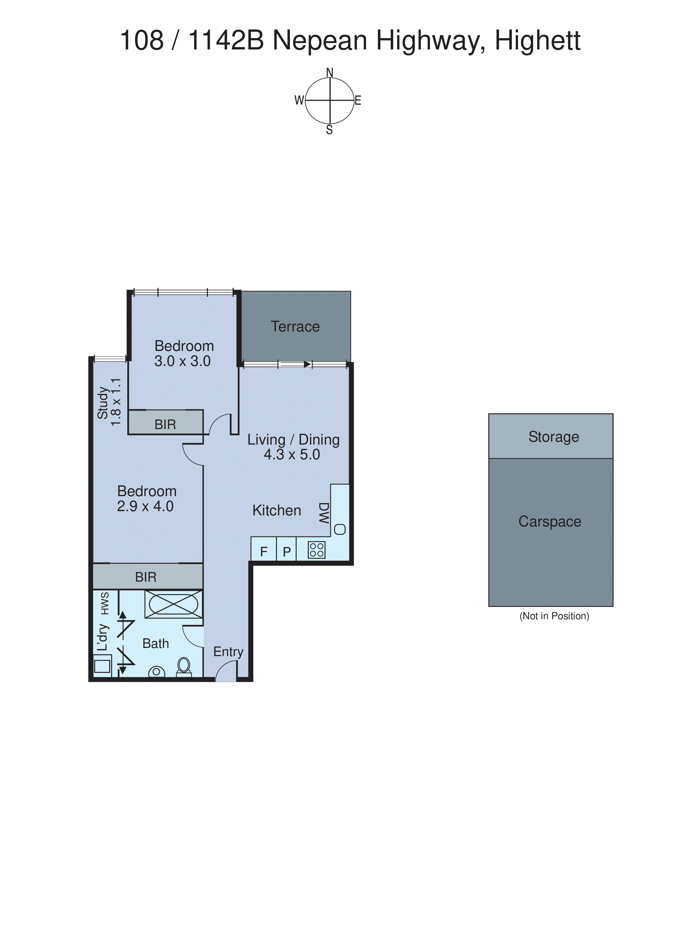 108/1142B Nepean Highway, Highett VIC 3190 - Floorplan