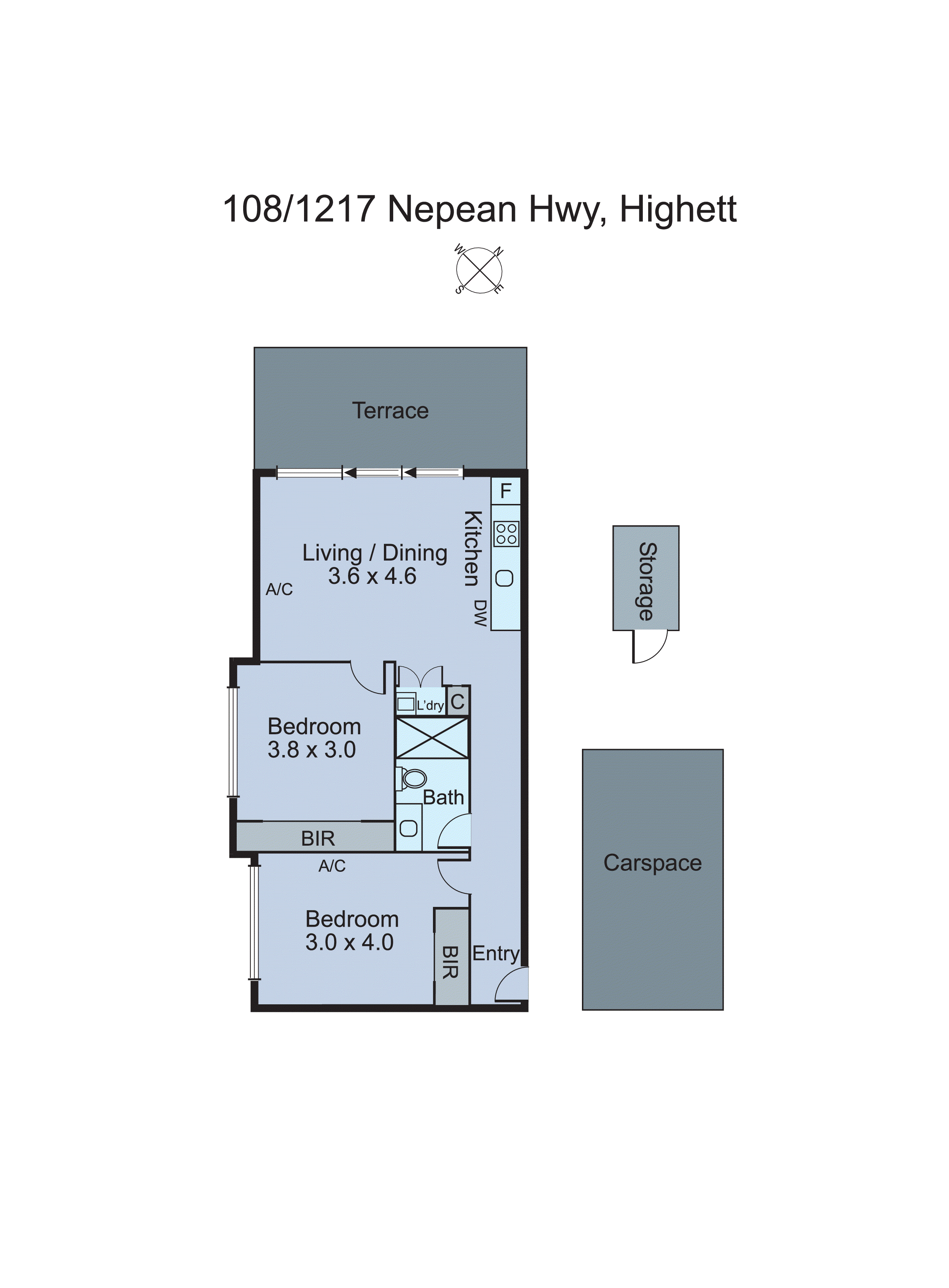108/1217 Nepean Highway, Highett VIC 3190 - Floorplan