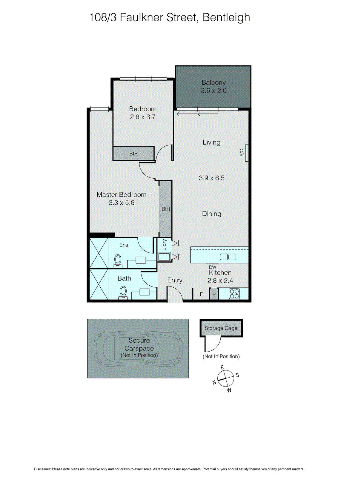 108/3 Faulkner Street, Bentleigh VIC 3204 - Floorplan