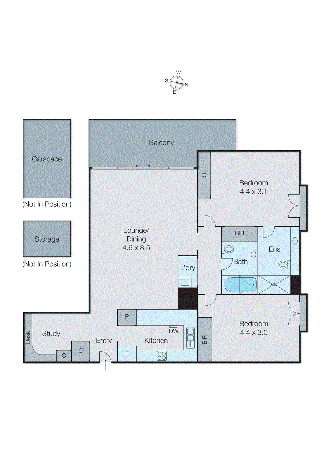 108/3 Remington Drive, Highett VIC 3190 - Floorplan