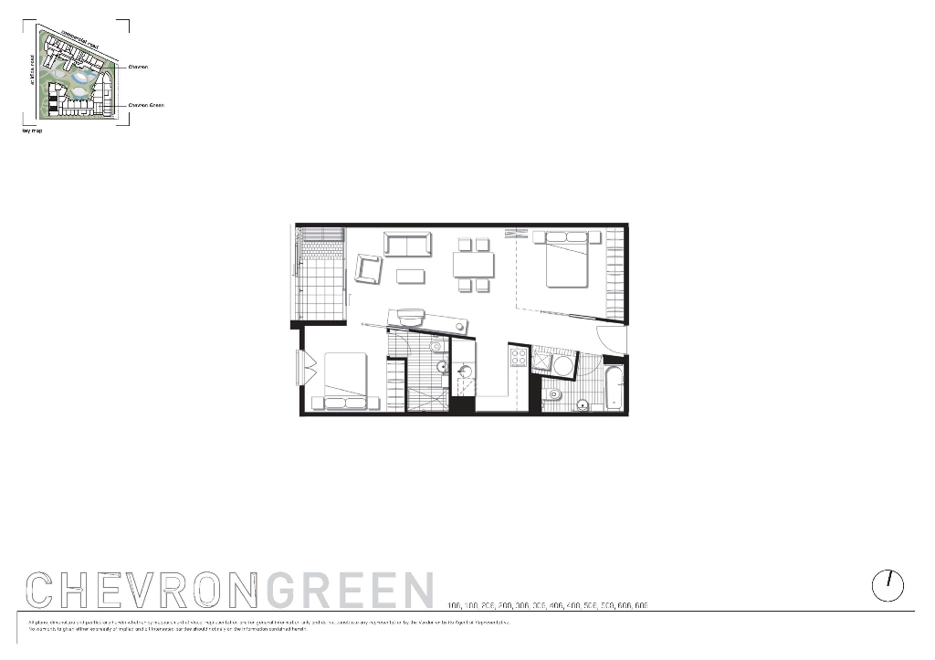 108/539 St Kilda Road, Melbourne VIC 3004 - Floorplan