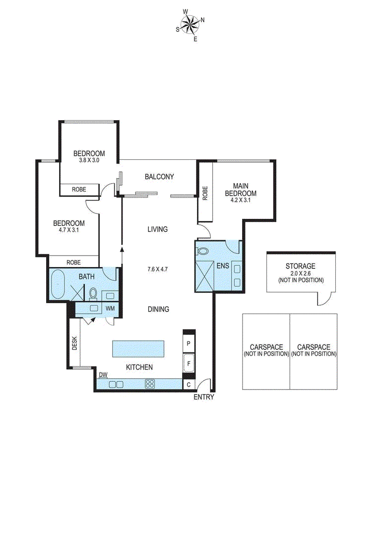 108/88 Bay Road, Sandringham VIC 3191 - Floorplan