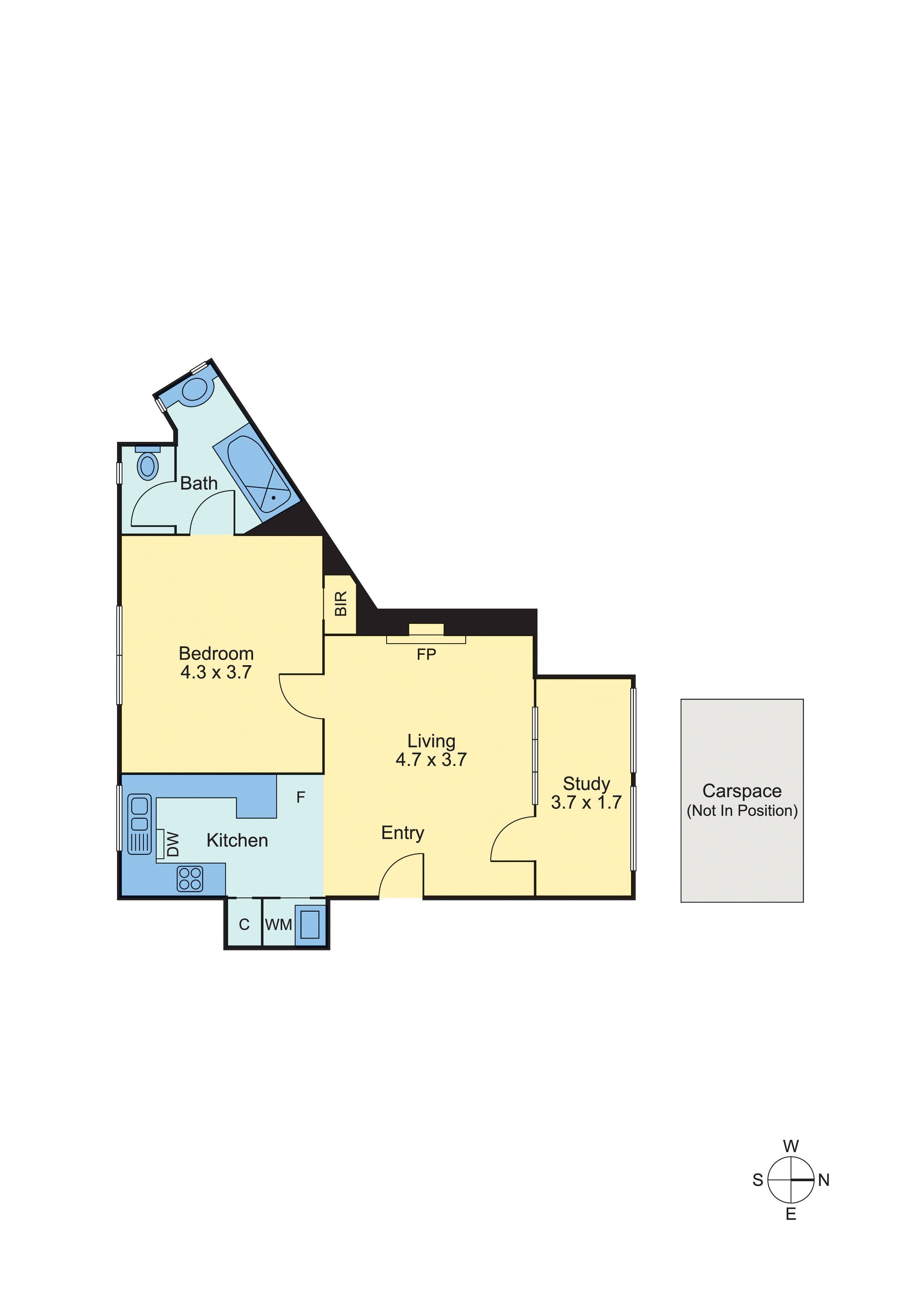 10/9-11 Milton Street, ELWOOD VIC 3184 - Floorplan