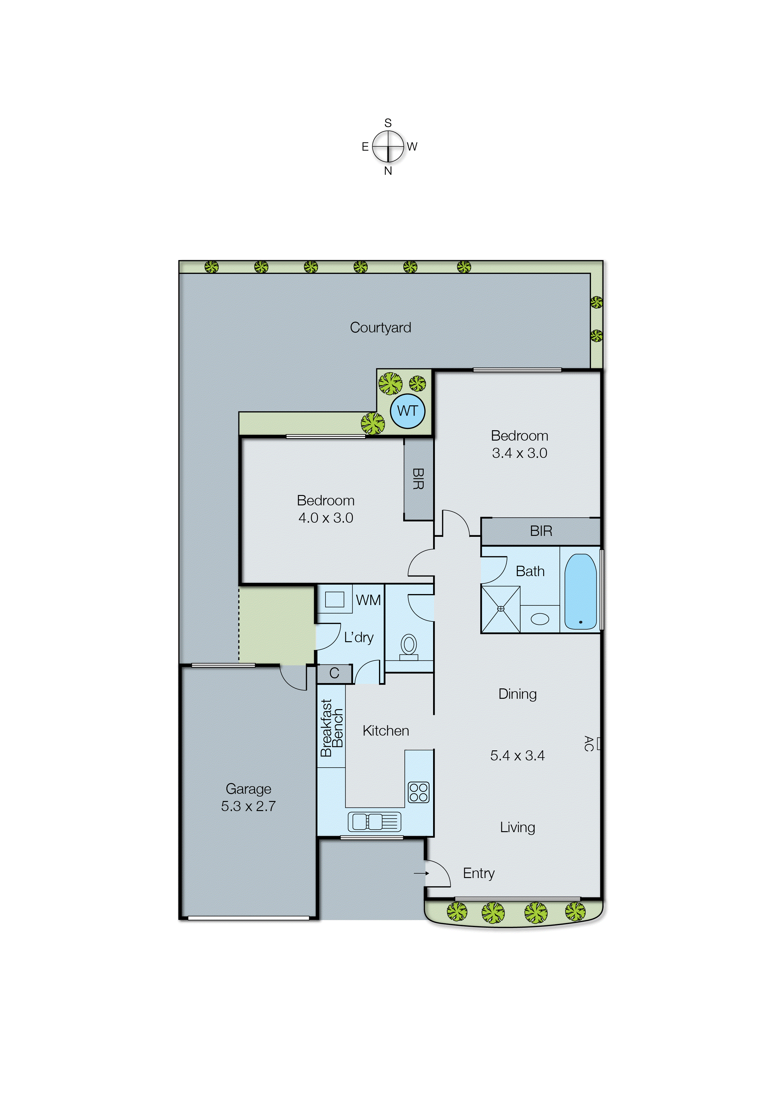 10/9 Albert Street, Mordialloc VIC 3195 - Floorplan