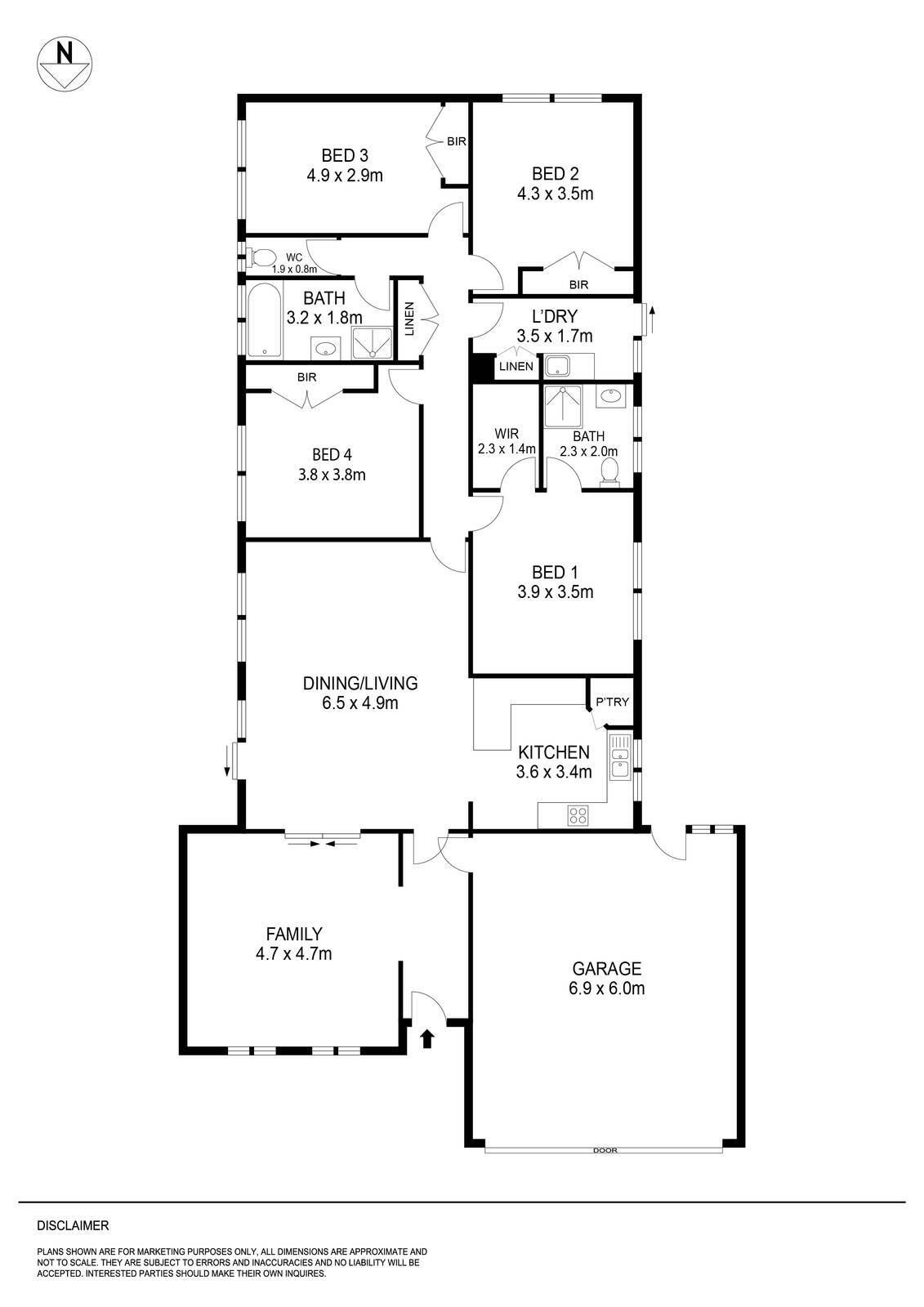 109 Birdwood Avenue, Sebastopol VIC 3356 - Floorplan