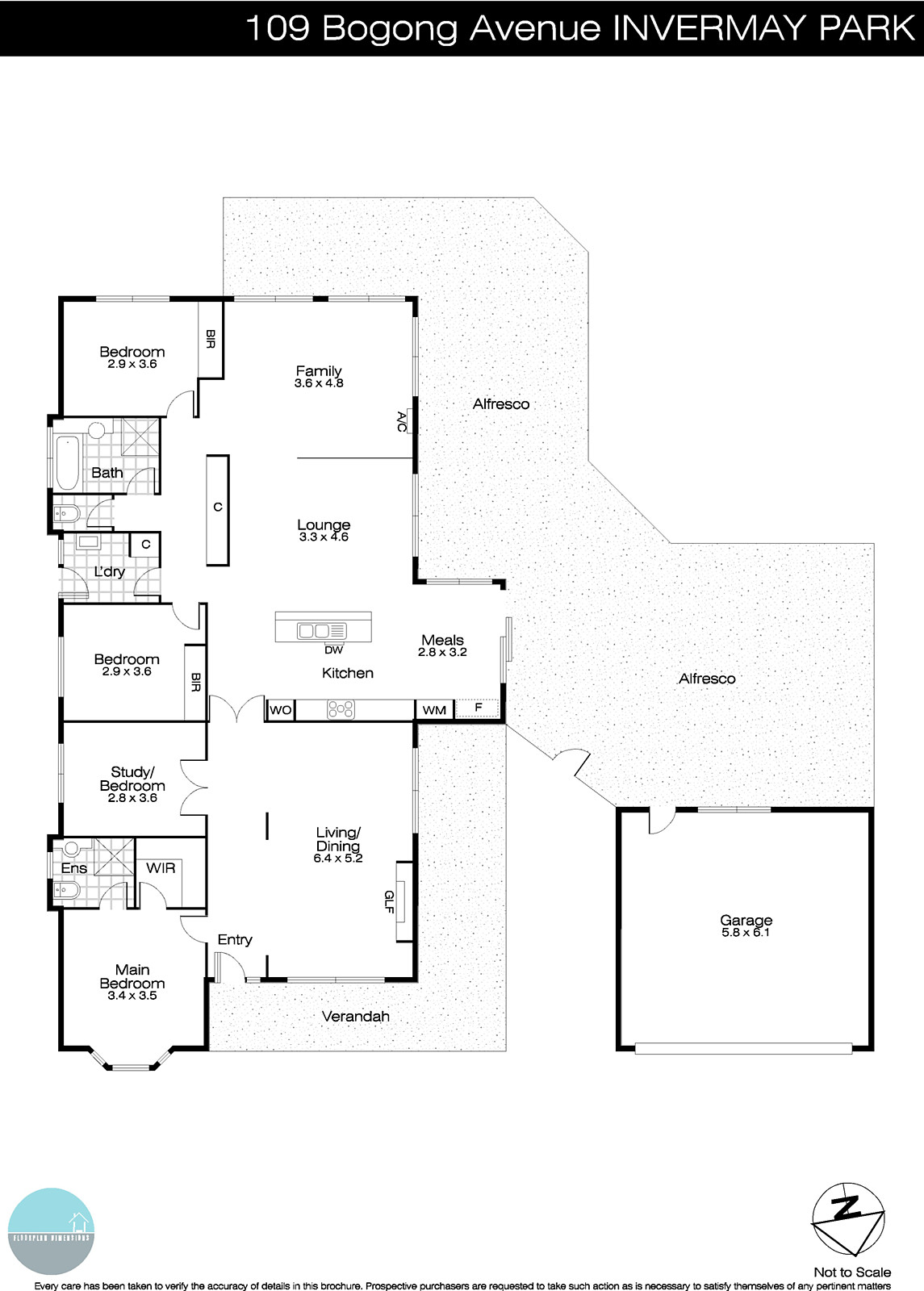 109 Bogong Avenue, Invermay Park VIC 3350 - Floorplan