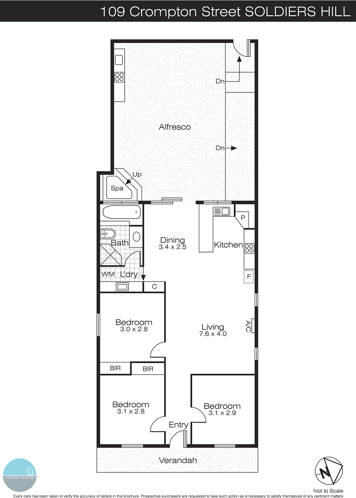 109 Crompton Street, Soldiers Hill VIC 3350 - Floorplan