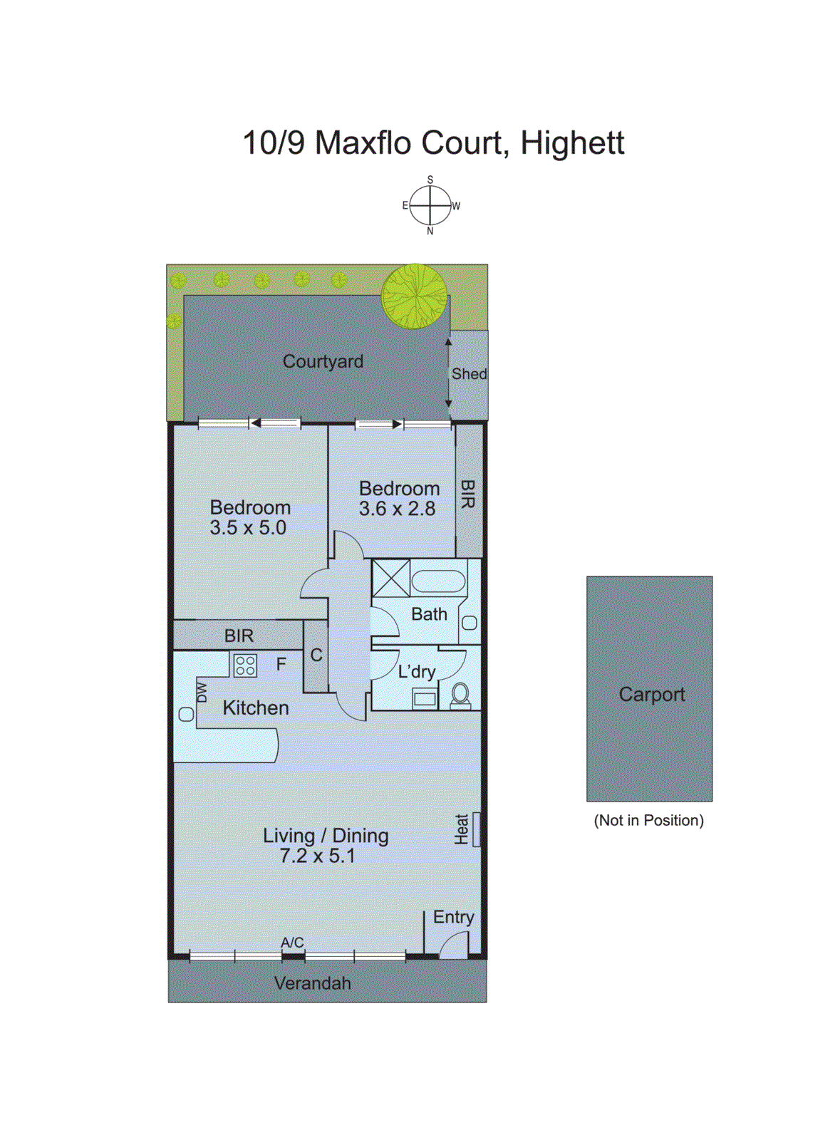 10/9 Maxflo Court, Highett VIC 3190 - Floorplan