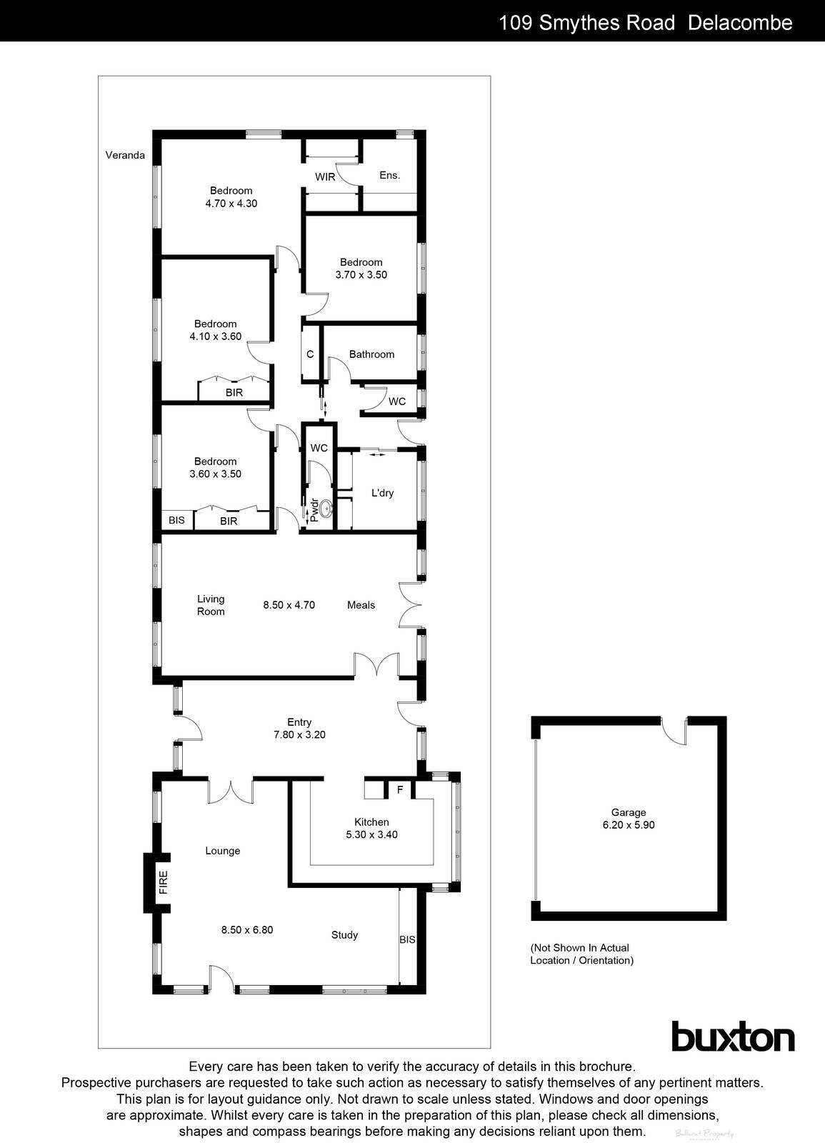 109 Smythes Road, Delacombe VIC 3356 - Floorplan