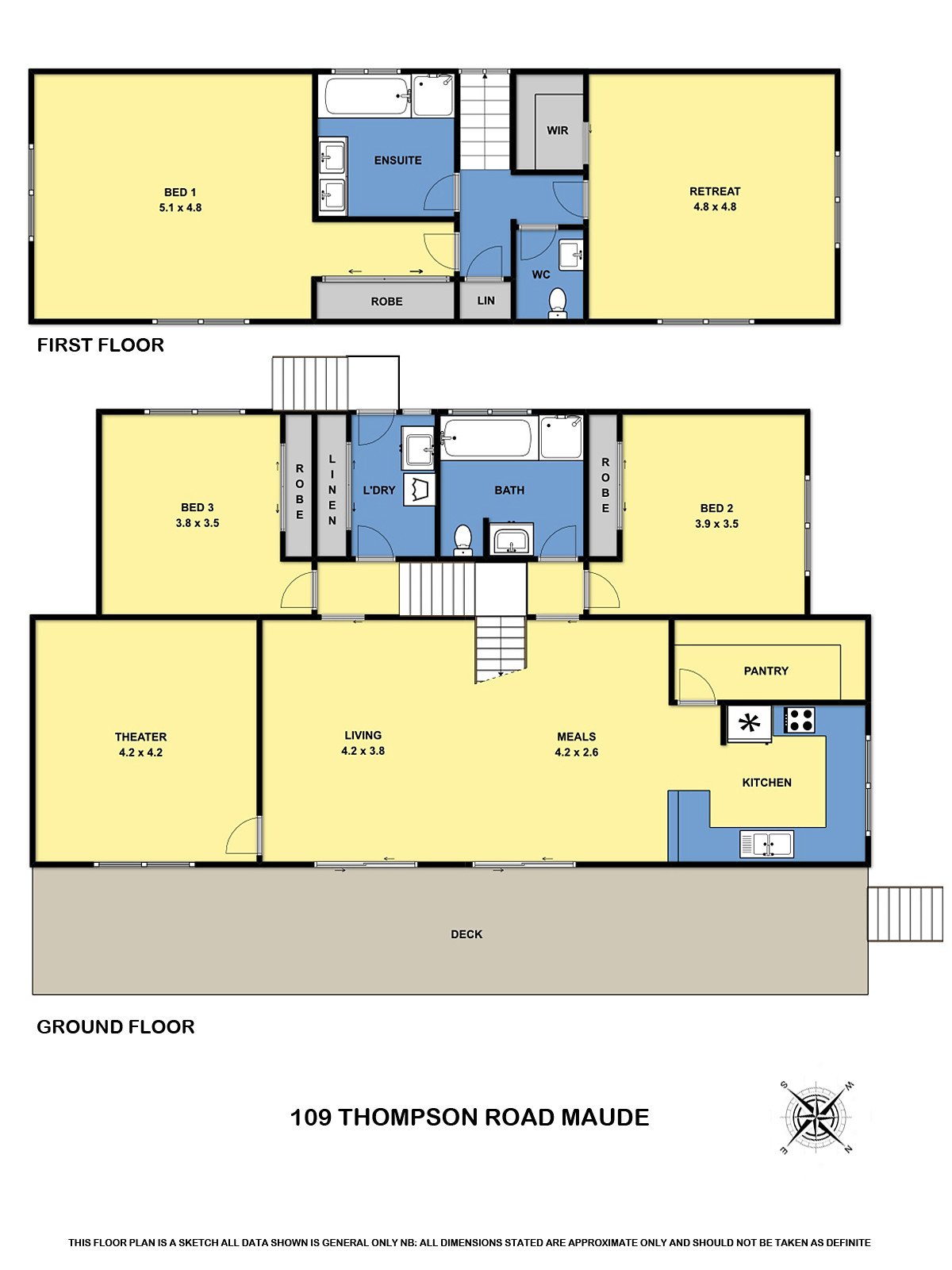 109 Thompson Road, Maude VIC 3331 - Floorplan